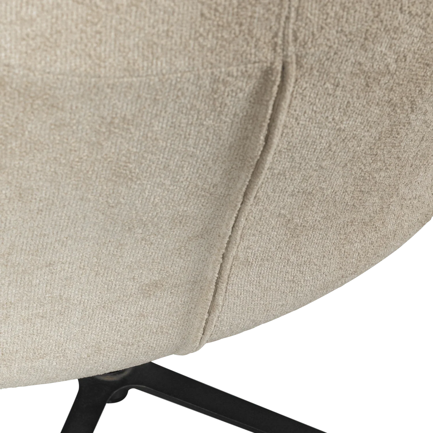 JOB SWIVEL ARMCHAIR BOUCLÉ SAND - PARIS14A.RO