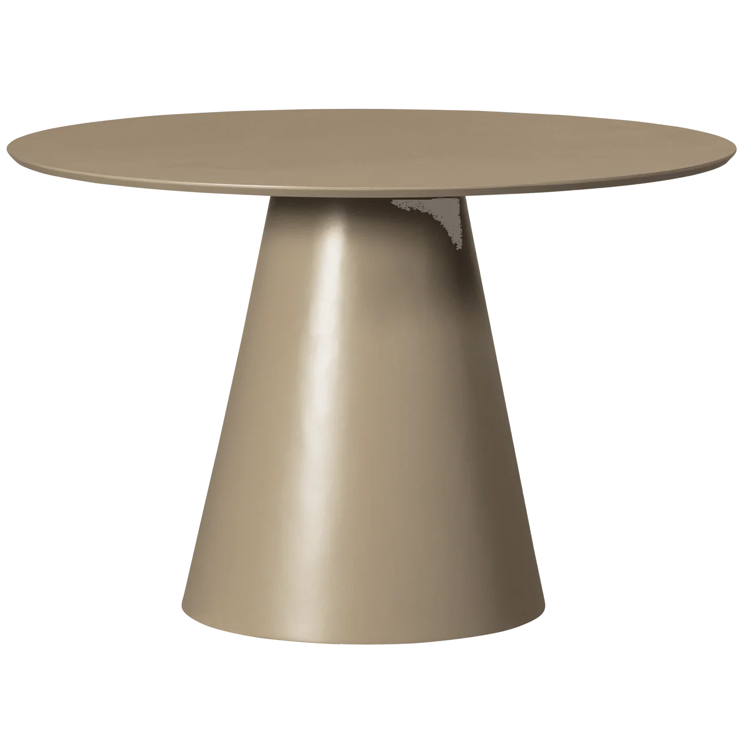 JORRE DINING TABLE MDF MILITARY BROWN Ø120CM - PARIS14A.RO