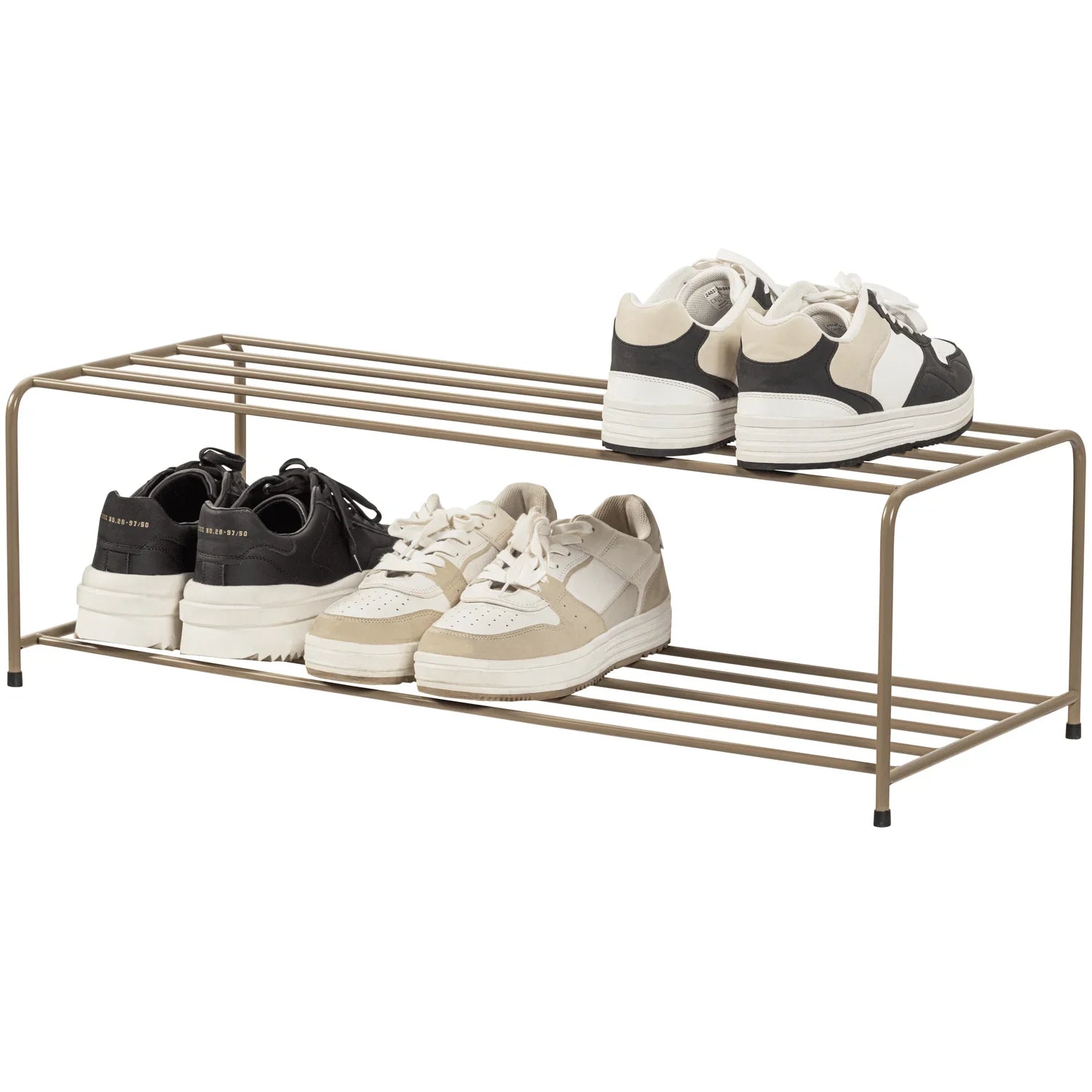 JOSSE SHOE RACK METAL MILITARY BROWN - PARIS14A.RO