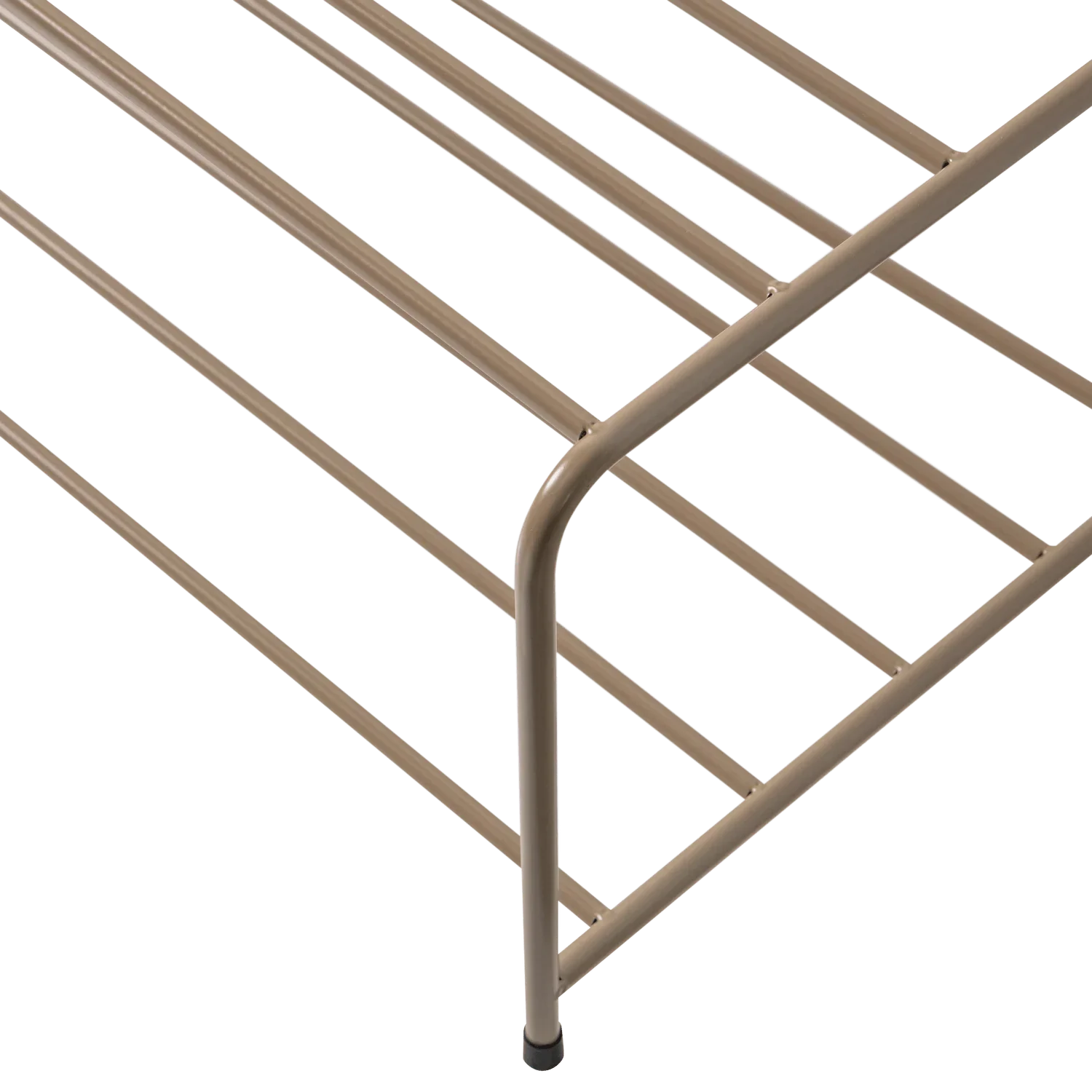 JOSSE SHOE RACK METAL MILITARY BROWN - PARIS14A.RO