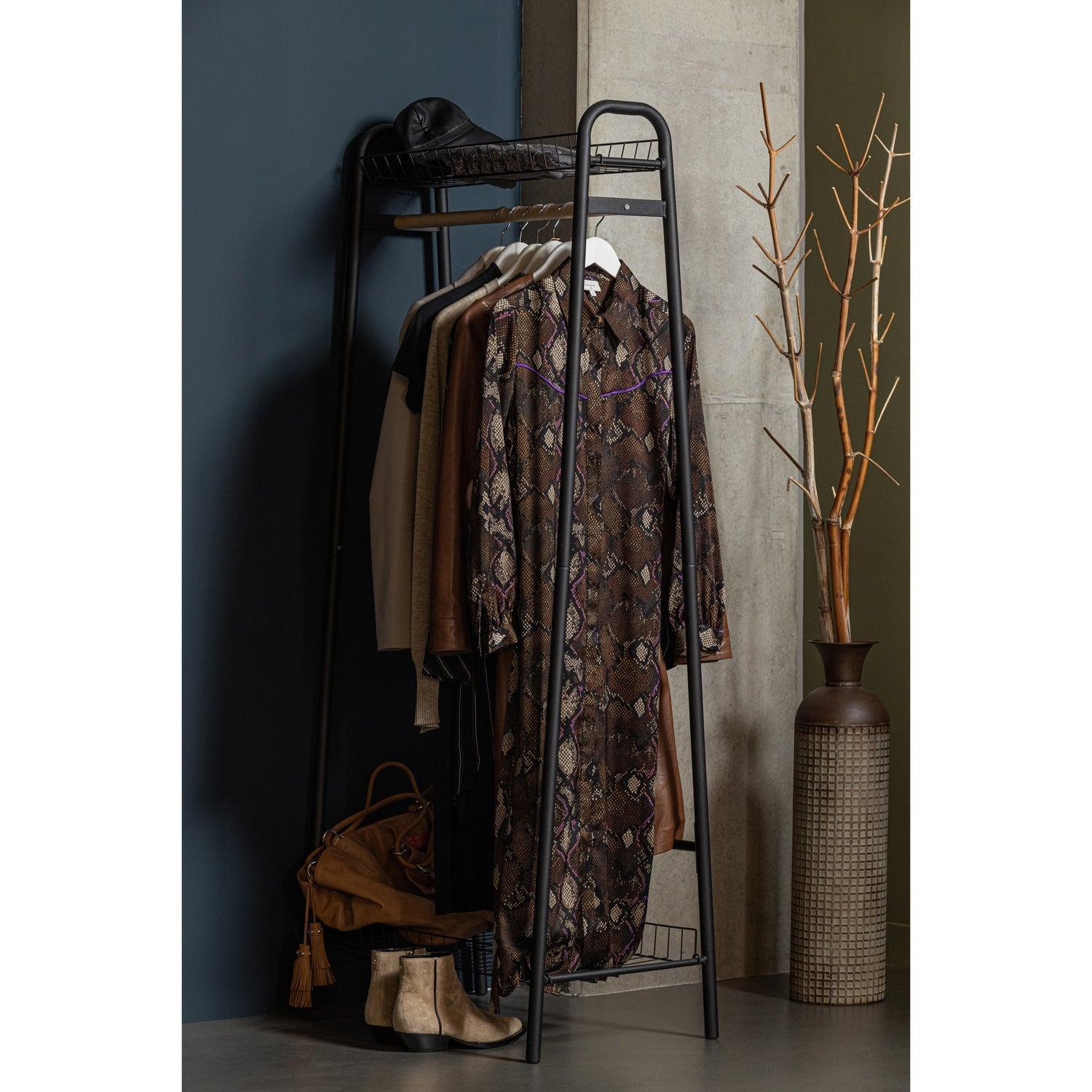 JOVI CLOTHES RACK METAL BLACK - PARIS14A.RO