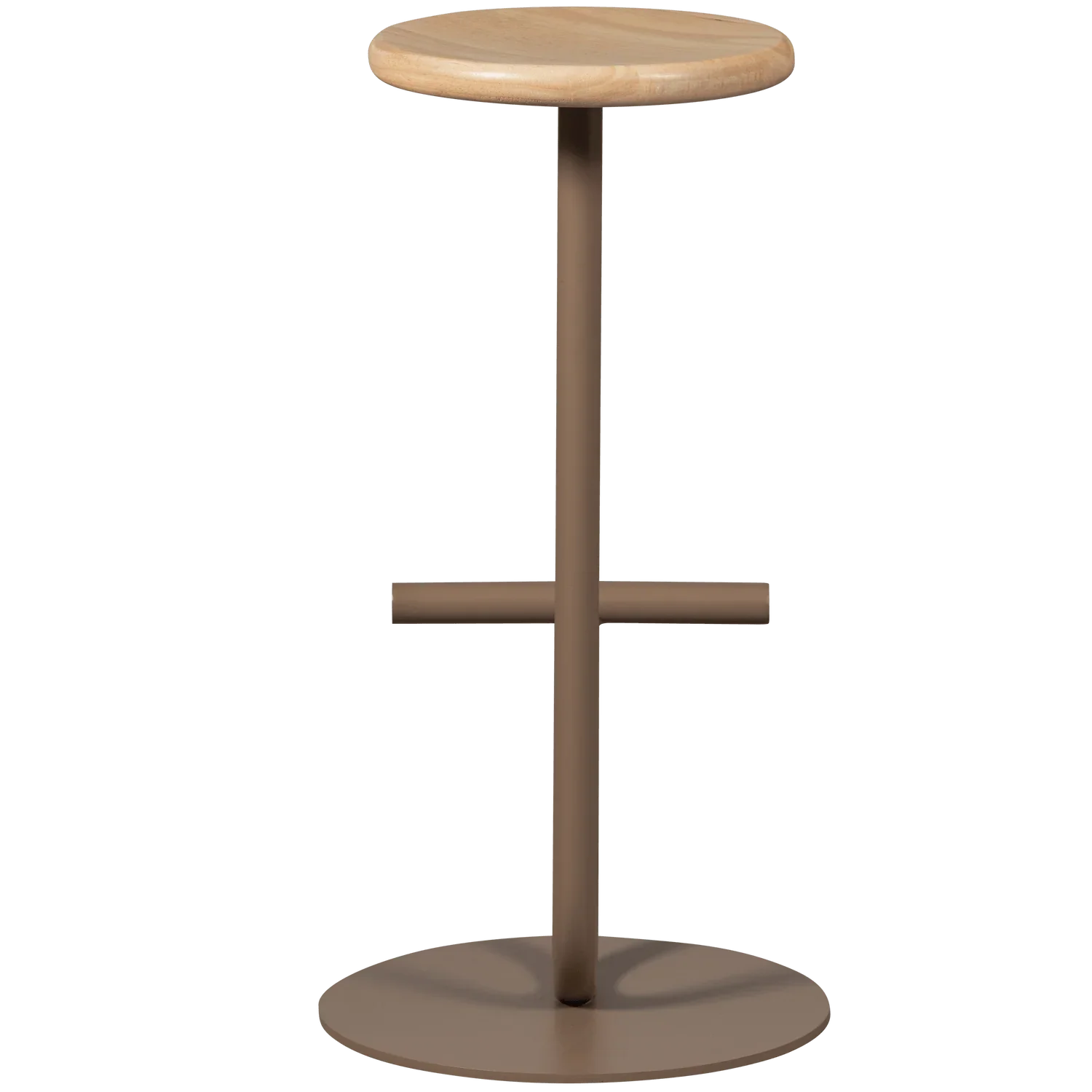 KIMO BAR STOOL METAL/WOOD COPPER - PARIS14A.RO