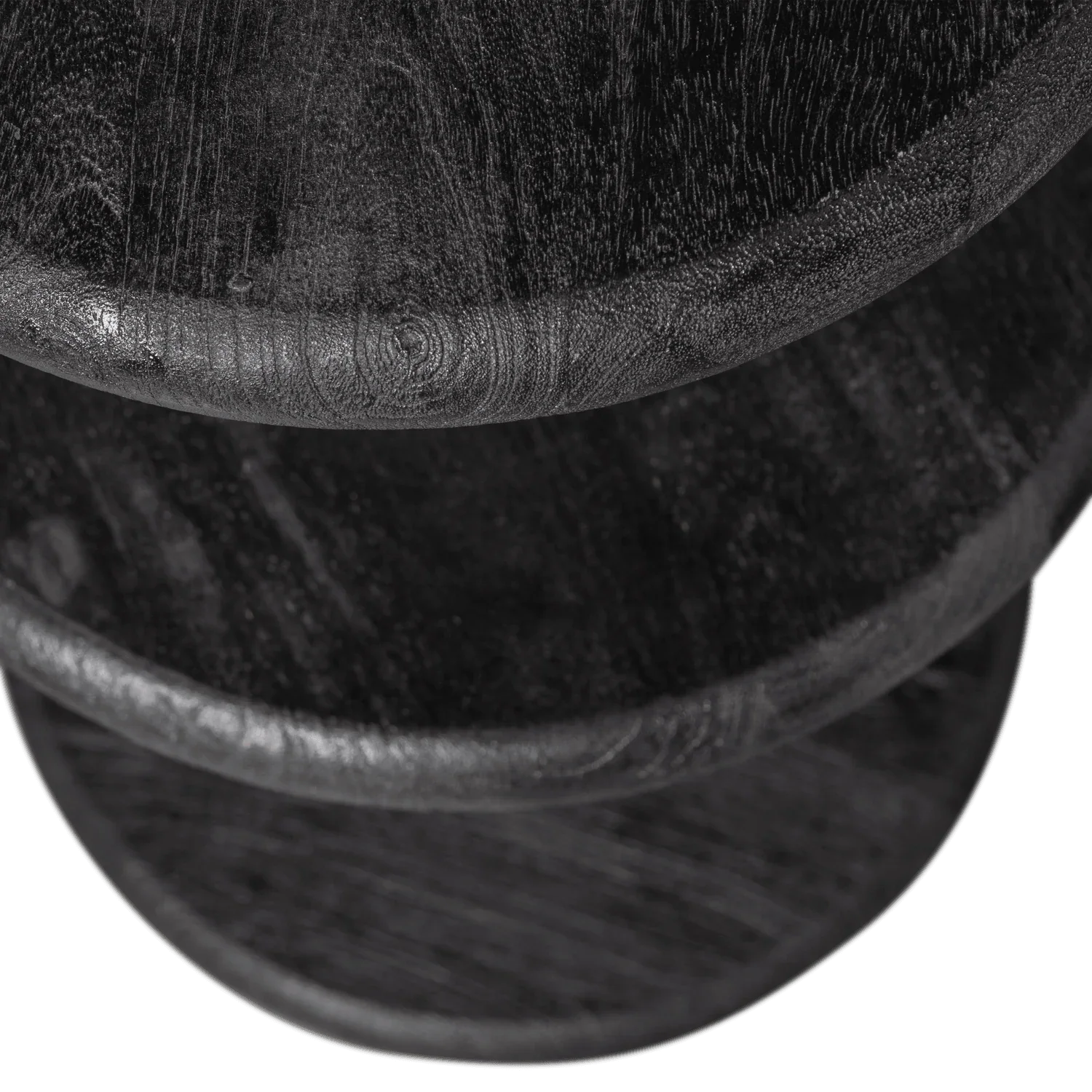 KOLBY BAR STOOL MANGO WOOD BLACK - PARIS14A.RO