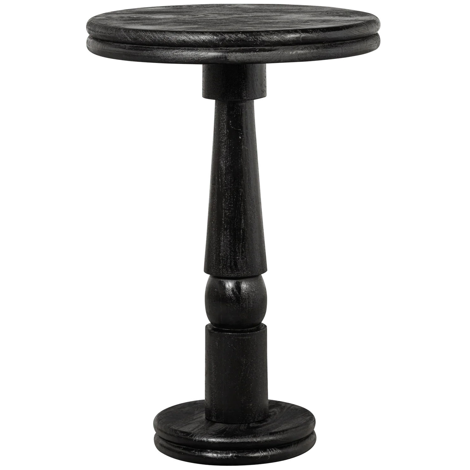 KOLBY BAR TABLE/HIGH DINING TABLE MANGO WOOD BLACK - PARIS14A.RO