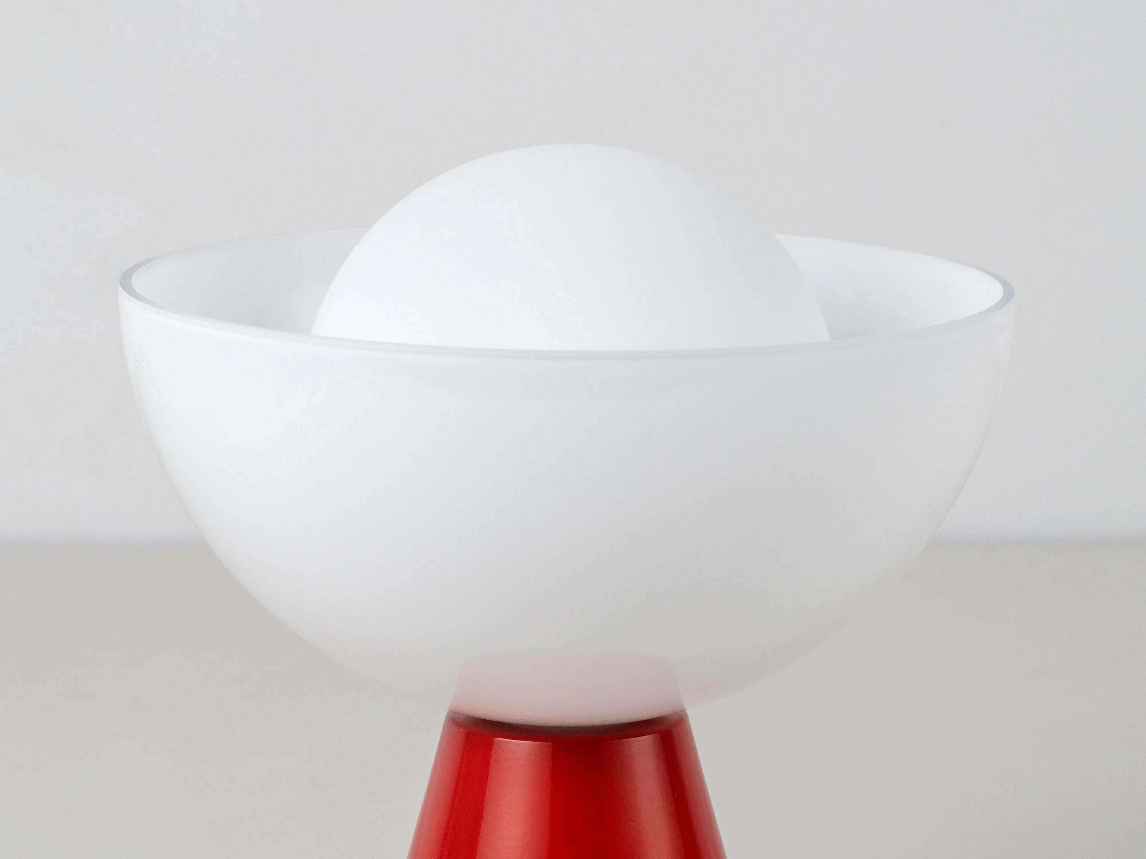 Lampă de masă fără fir cu dom roșu Jam - PARIS14A.RO