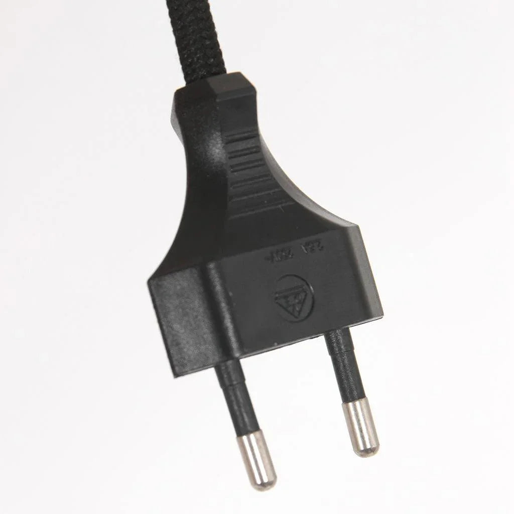 Lampă de masă Stang 7124ZW Negru + Abajur Velur Albastru - PARIS14A.RO