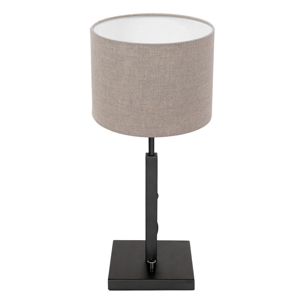Lampă de masă Stang 8160ZW Negru + Gri Linnen - PARIS14A.RO