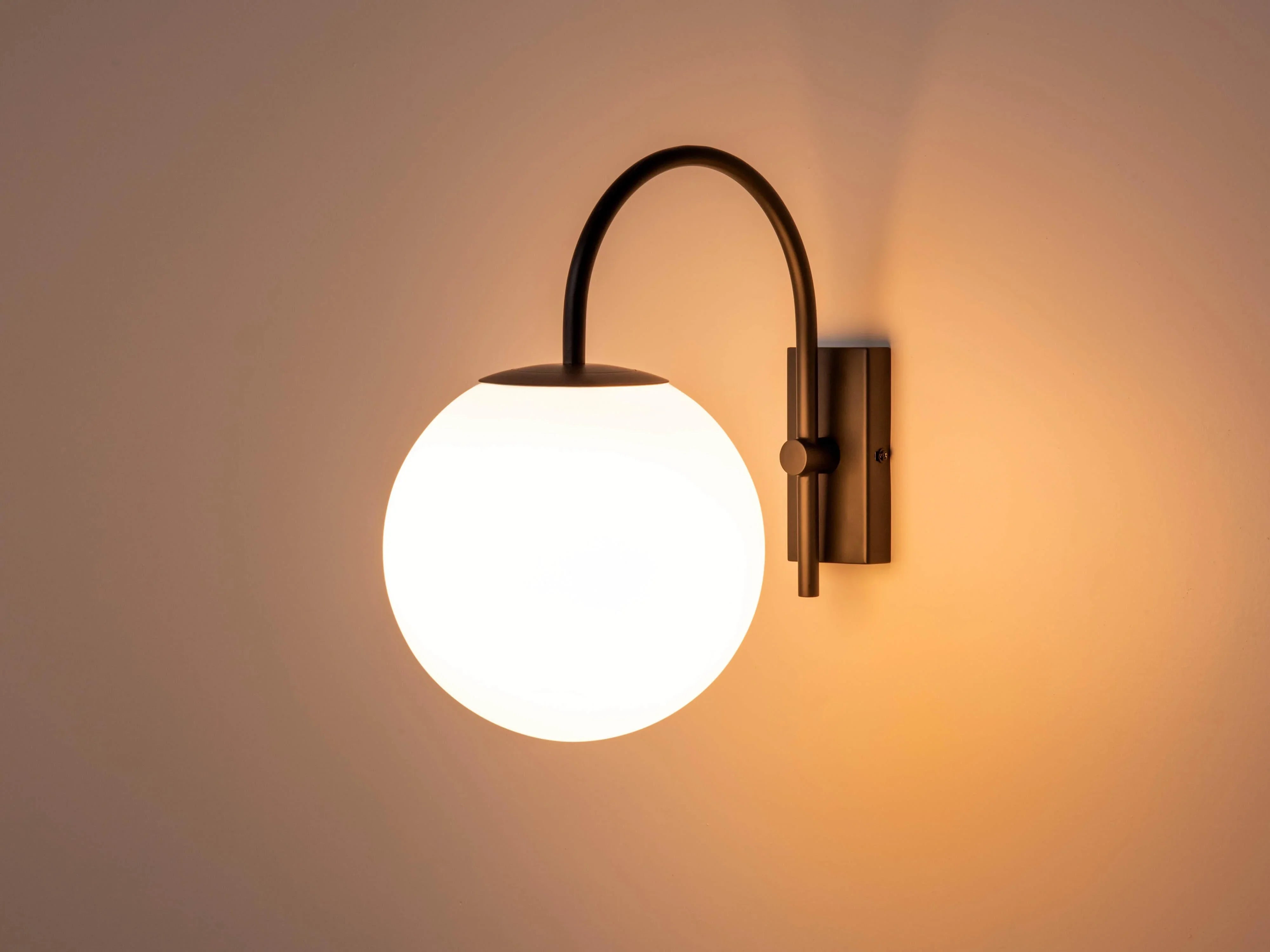 Lampă de perete glob suspendat gri cărbune - PARIS14A.RO