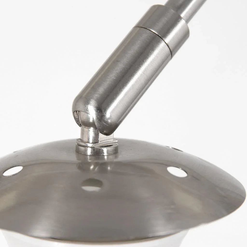 Lampă de perete Sparkled Light 1481ST+K1068GS, oțel-velur argintiu - PARIS14A.RO