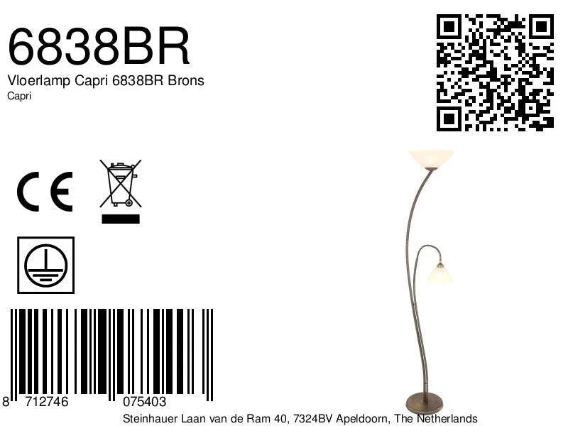 Lampă de podea Capri 6838BR Bronz - PARIS14A.RO