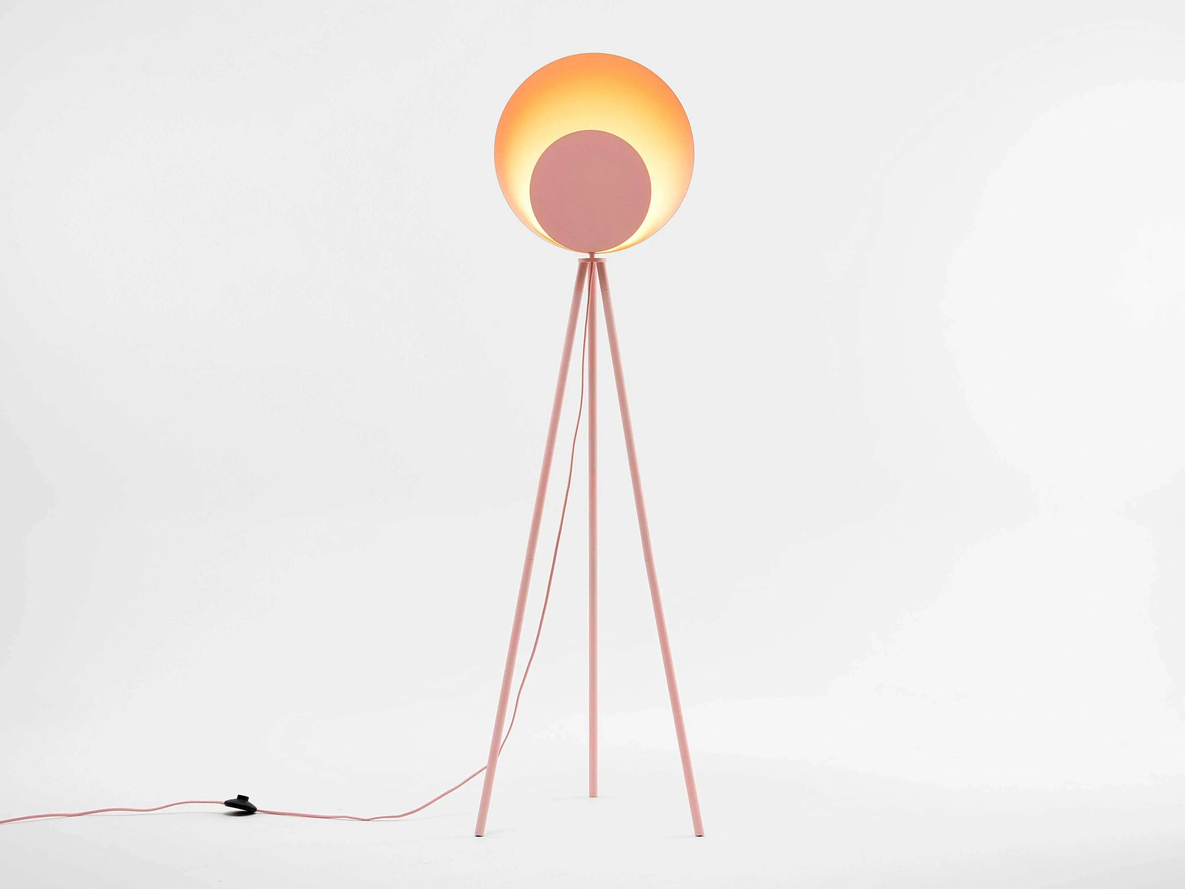 Lampă de podea cu difuzor Blossom roz - PARIS14A.RO