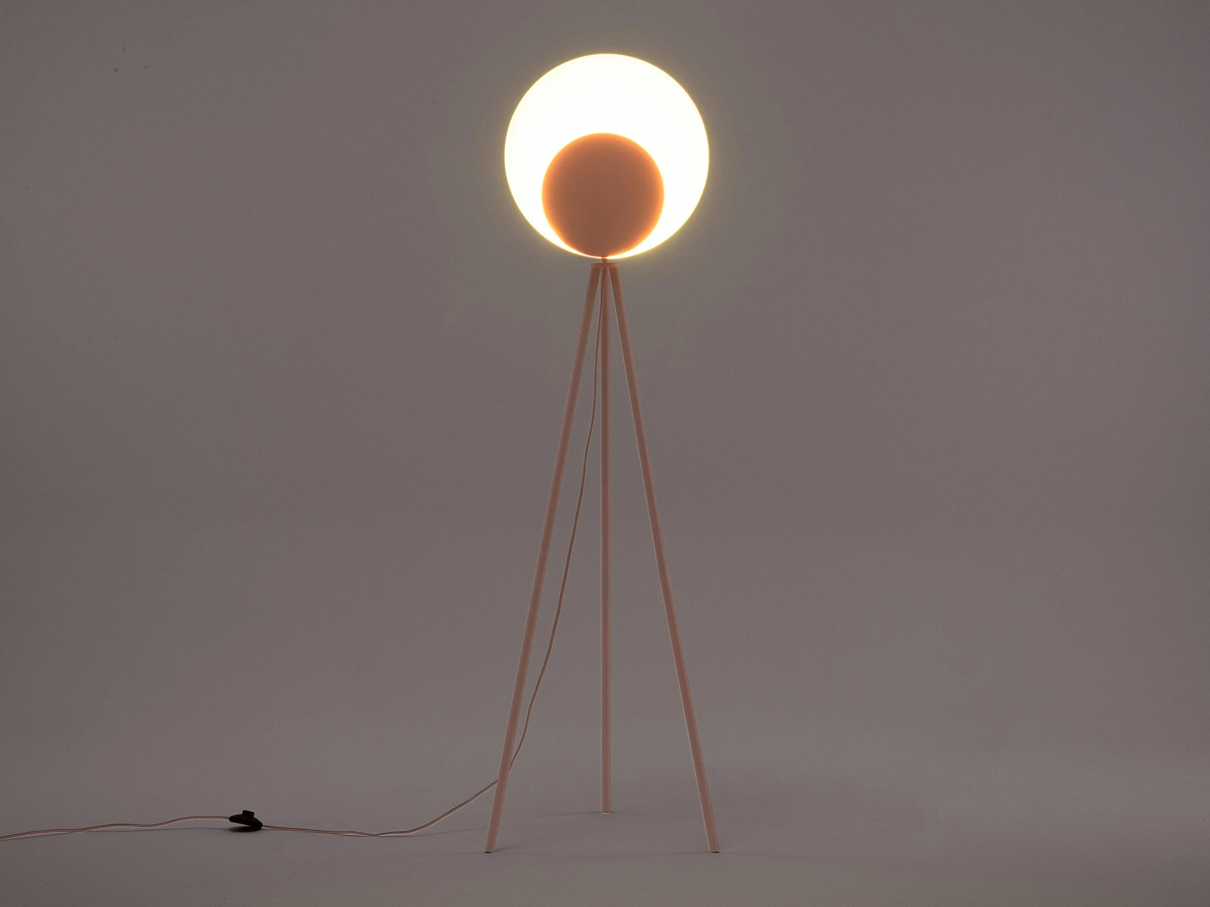 Lampă de podea cu difuzor Blossom roz - PARIS14A.RO