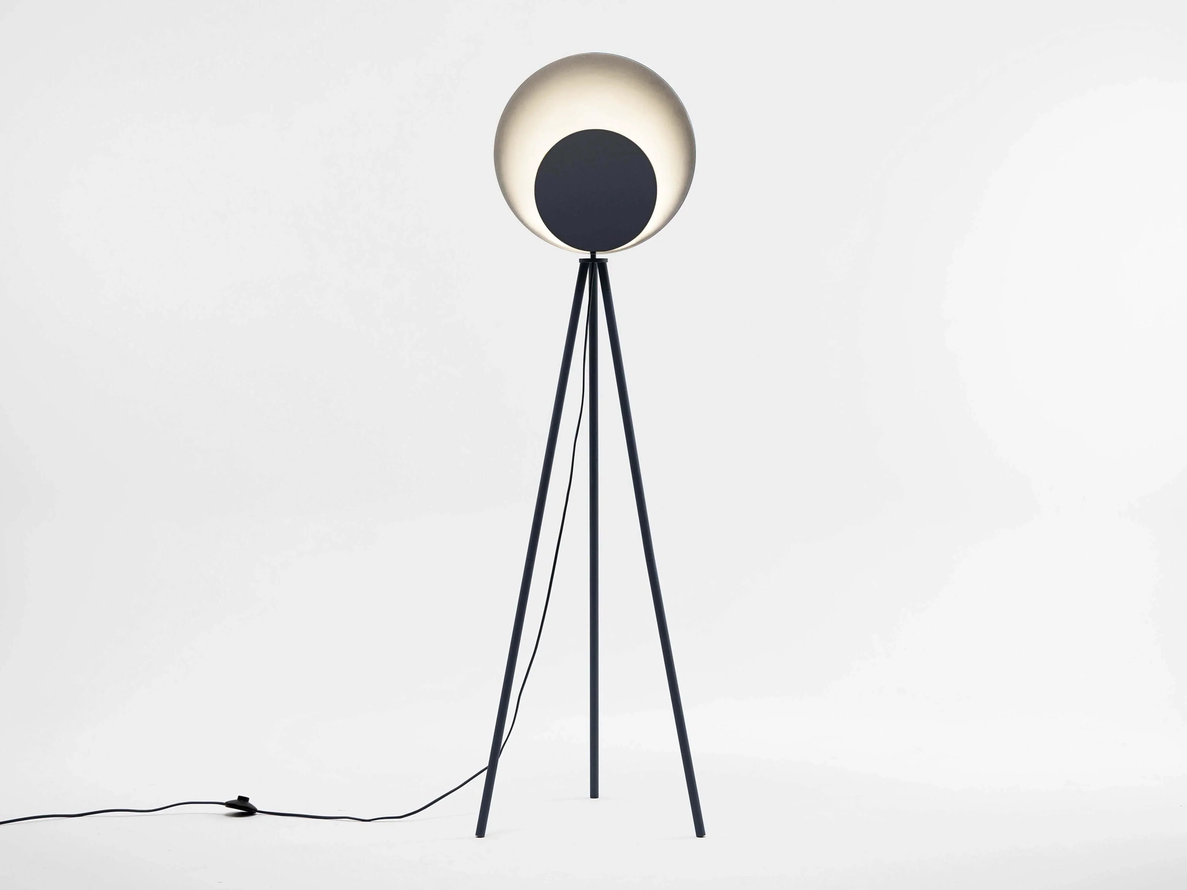 Lampă de podea cu difuzor gri cărbune - PARIS14A.RO