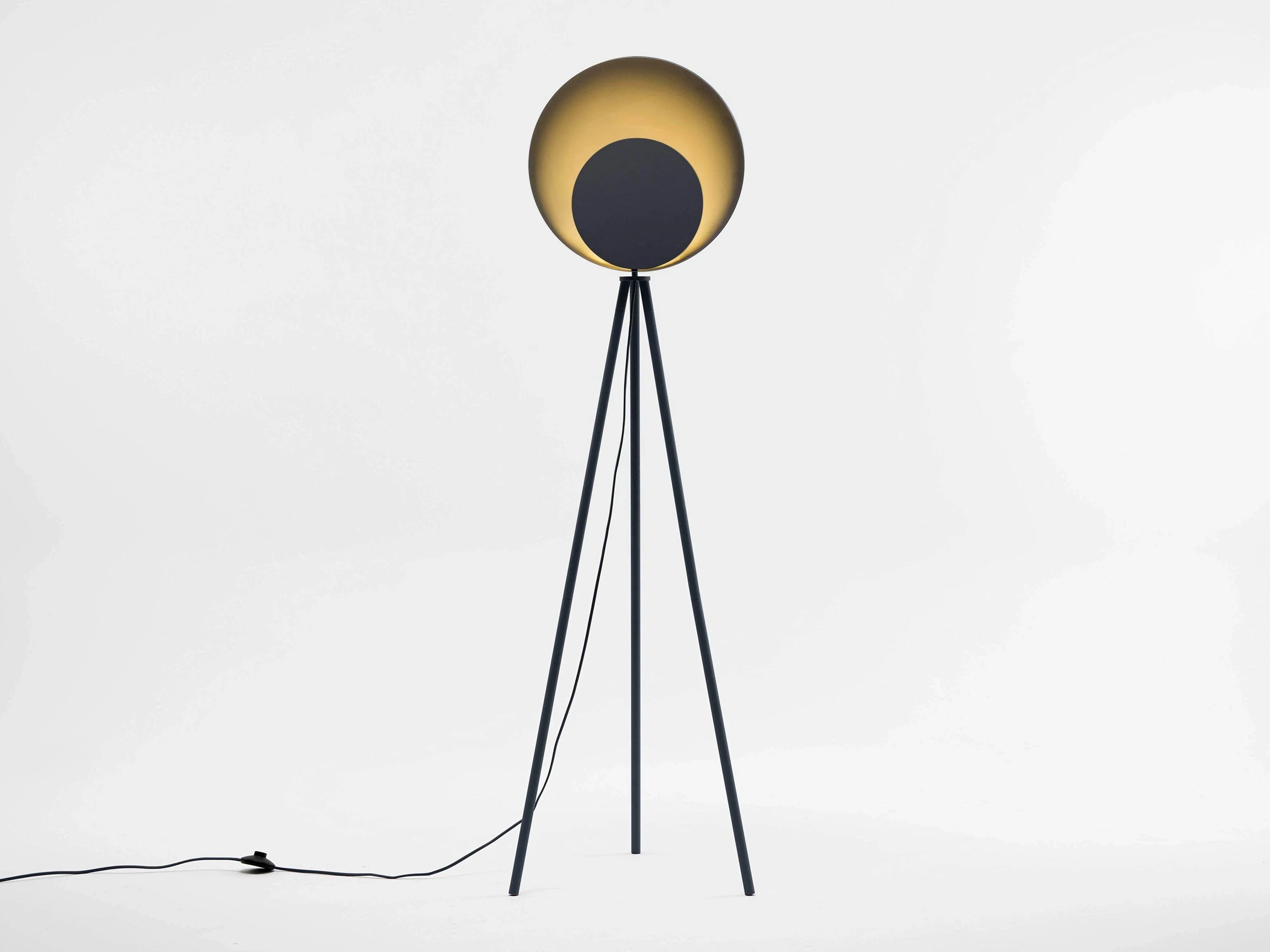 Lampă de podea cu difuzor gri cărbune - PARIS14A.RO