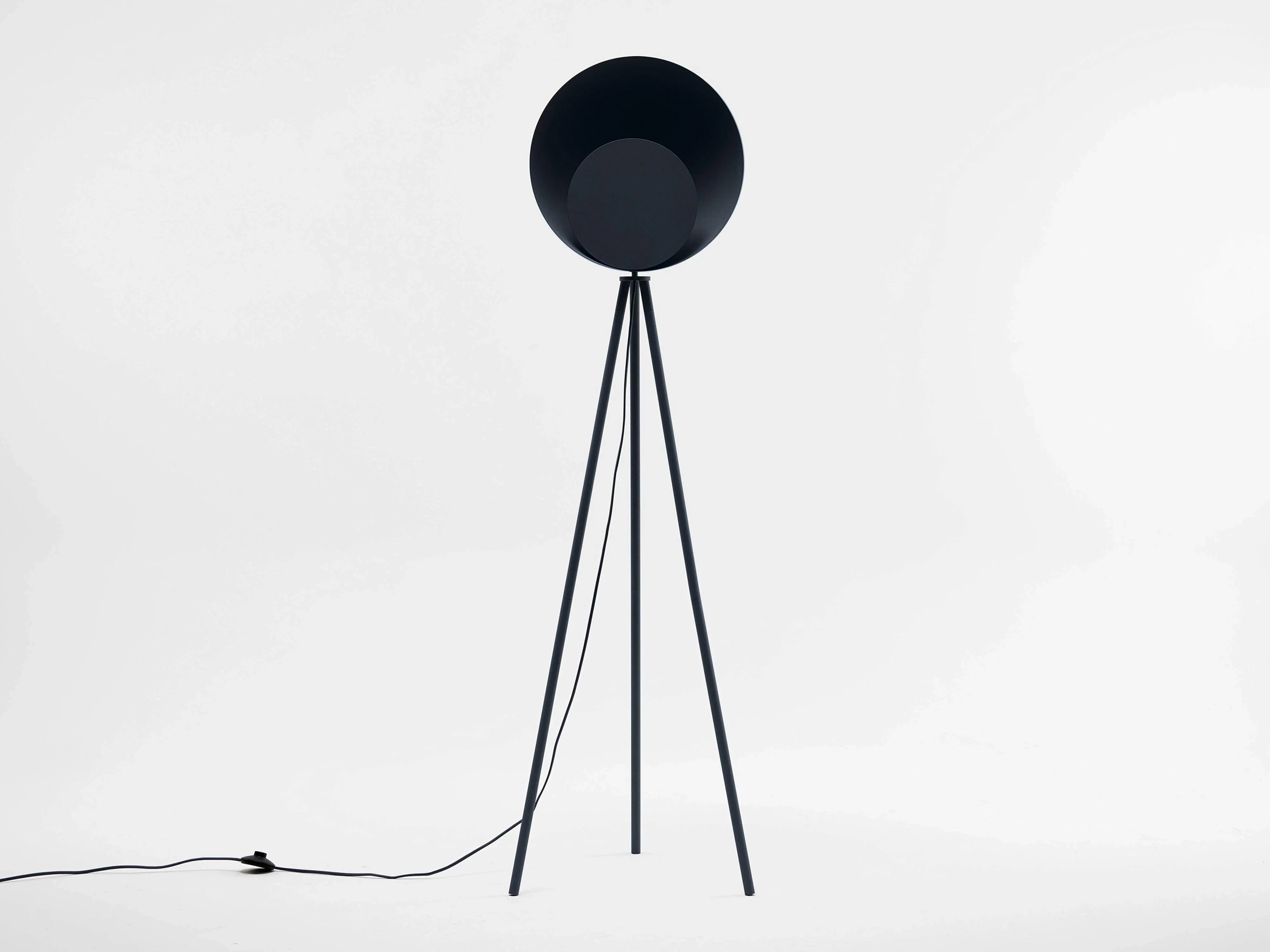 Lampă de podea cu difuzor gri cărbune - PARIS14A.RO