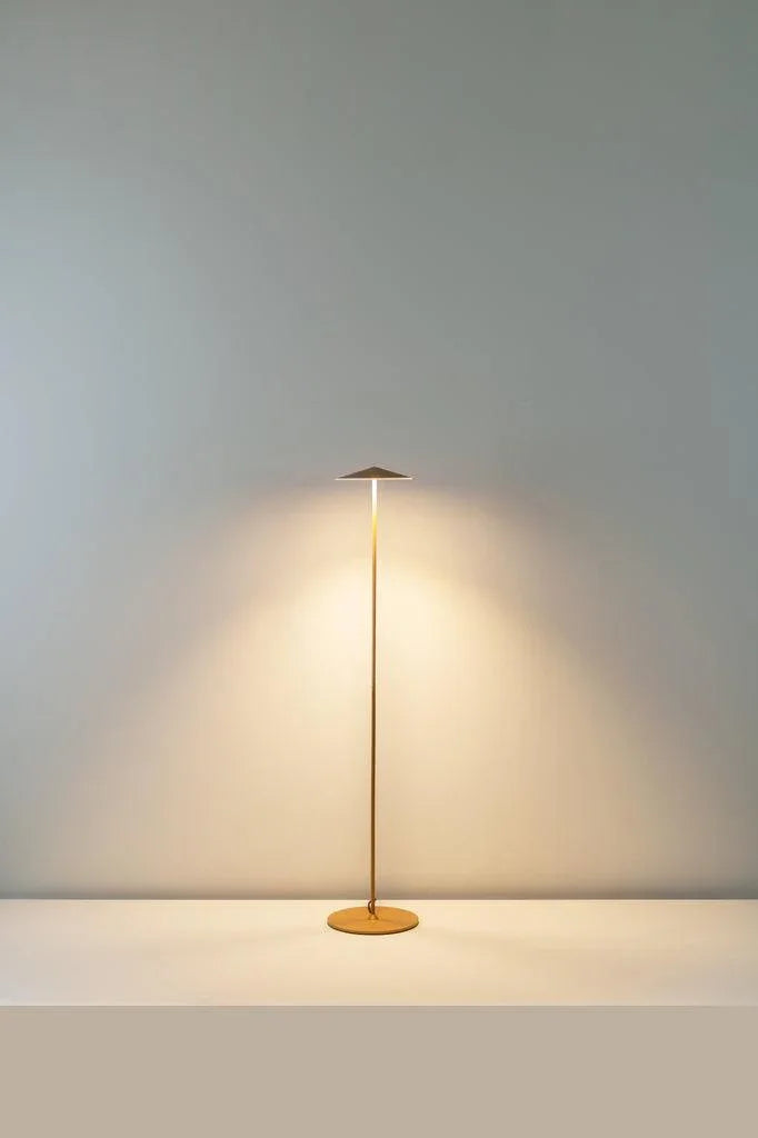 Lampa de podea Pla 120, aur metalic - PARIS14A.RO