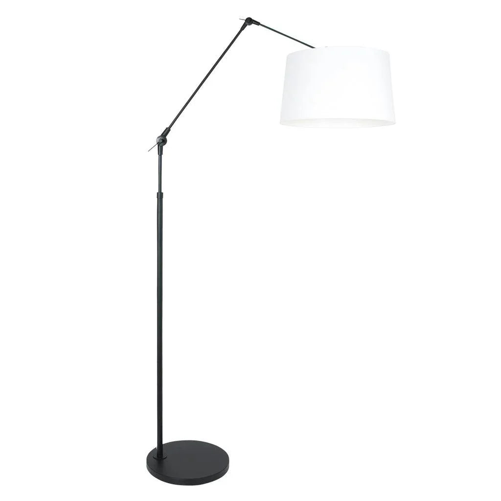 Lampă de podea Prestige Chic 7395ZW+K10012S Negru-Alb Chintz - PARIS14A.RO