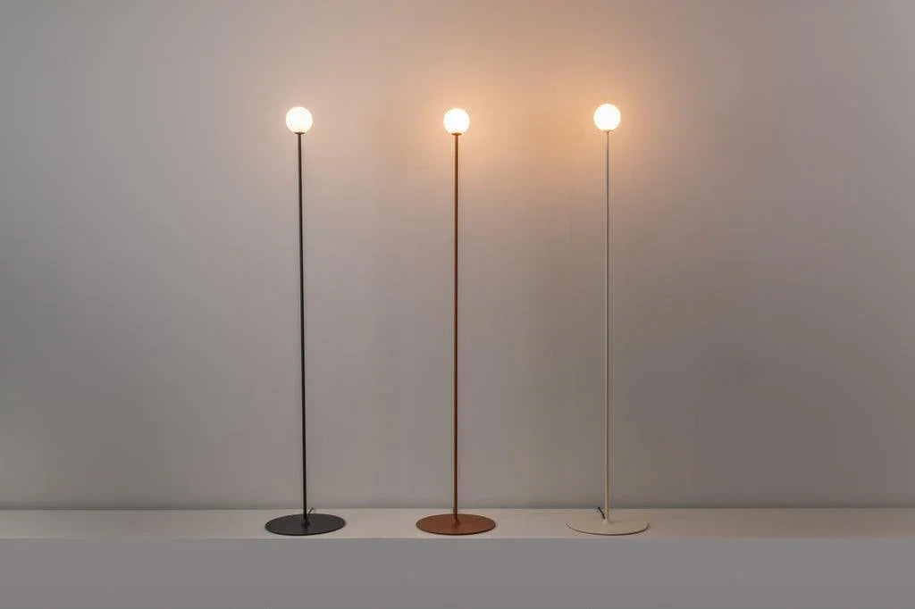 Lampa de podea Symphony G9 H. 130 cm, gri antracit texturat - PARIS14A.RO