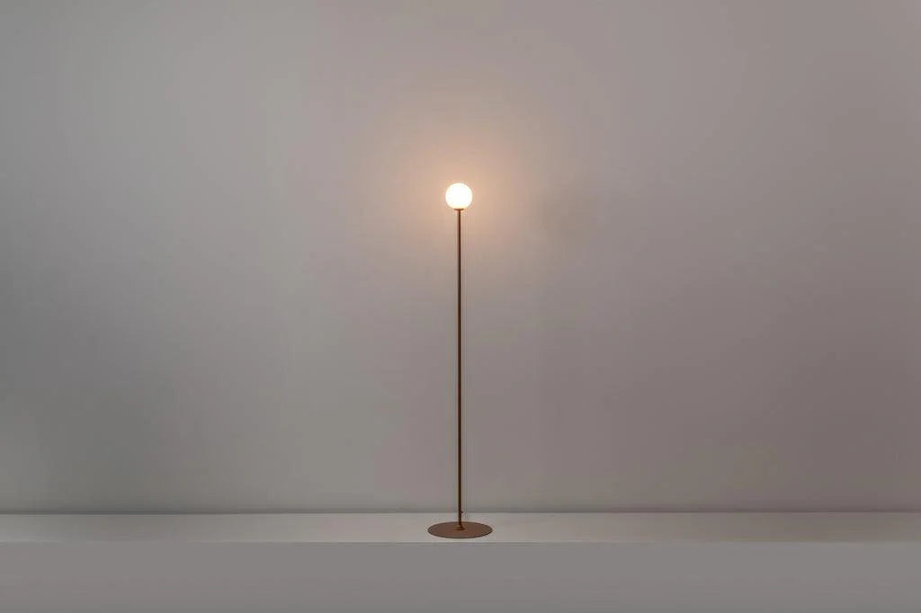 Lampa de podea Symphony G9 H. 160 cm, cupru texturat - PARIS14A.RO