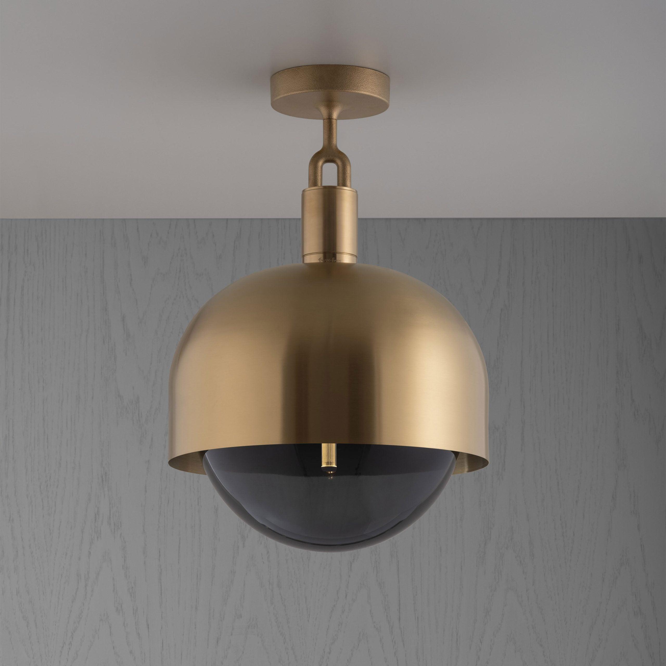 Lampa de tavan Forked / Cu abajur / GLOBE / SMOKED / LARGE - Buster & Punch - PARIS14A.RO