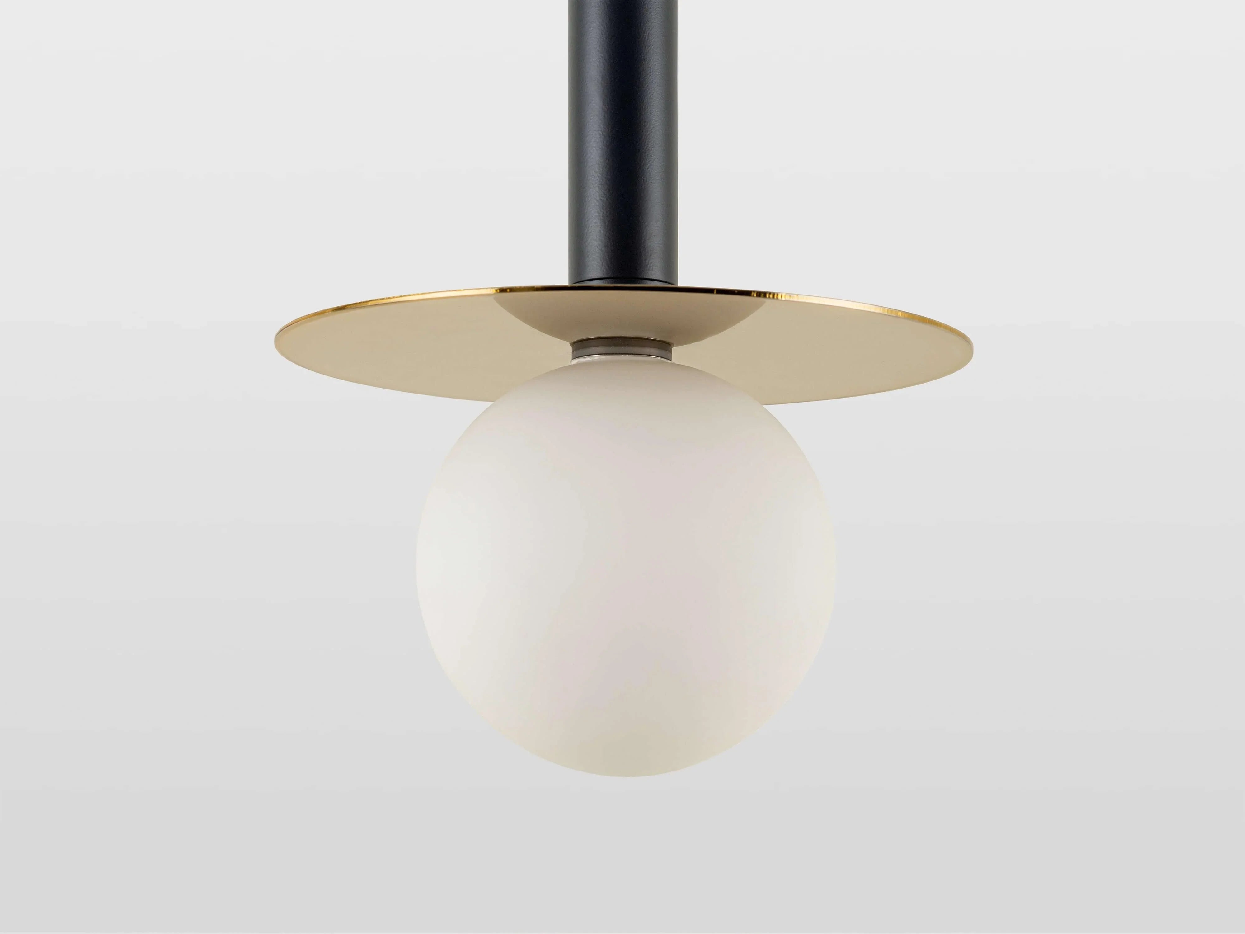 Lampă suspendată cu farfurie gri cărbune - PARIS14A.RO