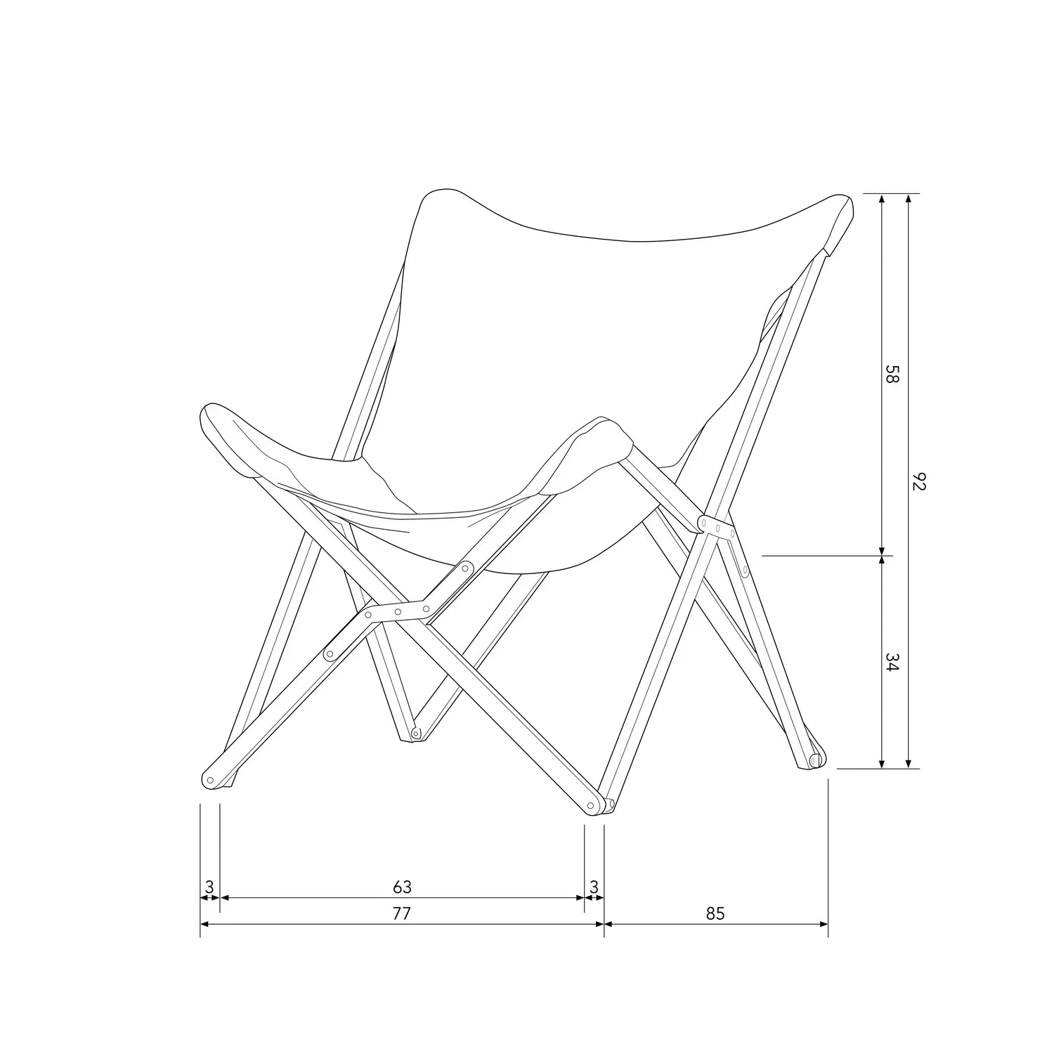 LAZY AFTERNOON FOLDING GARDEN CHAIR CAMOUFLAGE GREEN - PARIS14A.RO