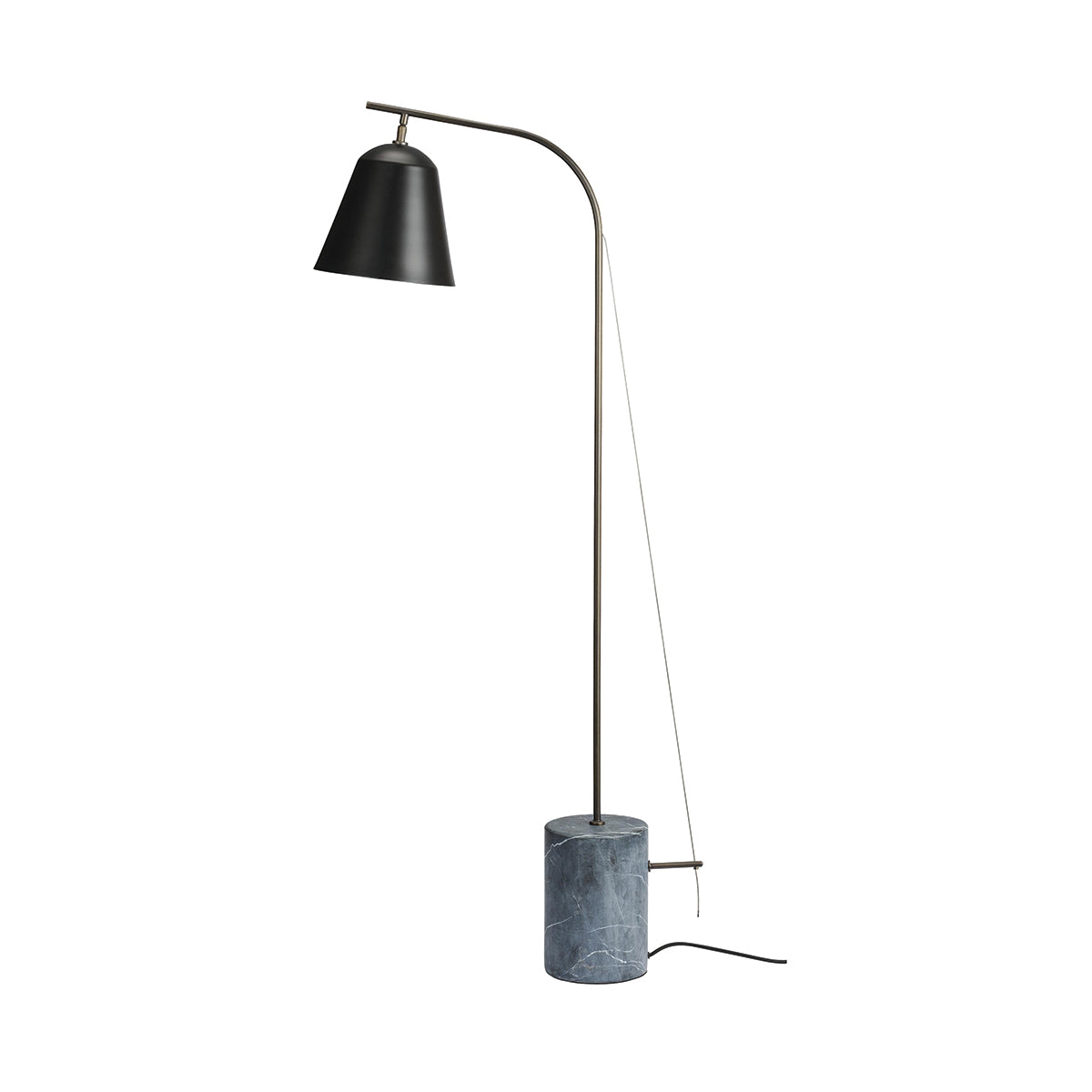 NORR11 lampadar Line One | aluminiu | Negru | h140 cm