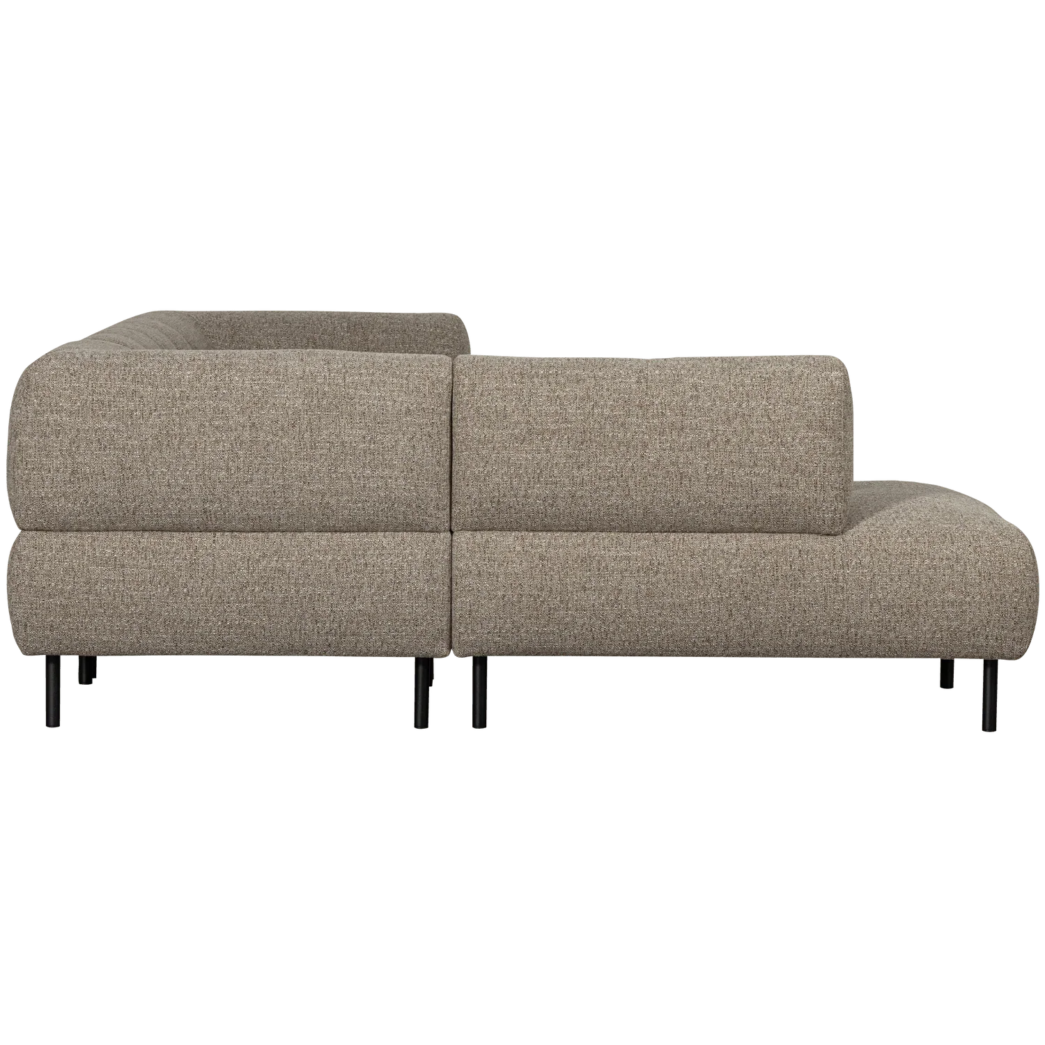 LLOYD CORNER SOFA LEFT COARSE WOVEN BROWN MELANGE - PARIS14A.RO