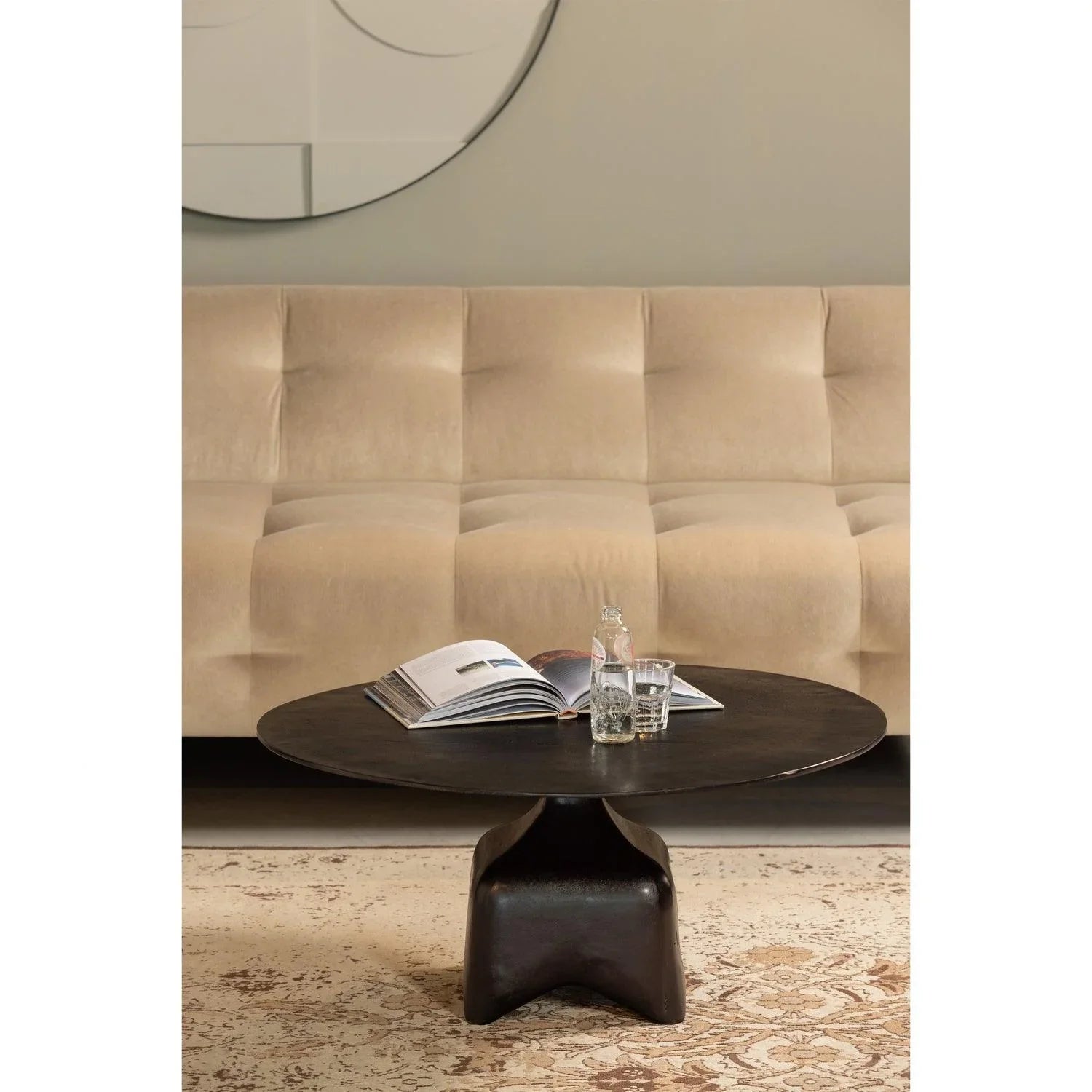 LLOYD CORNER SOFA LEFT WASHED VELVET SEA SALT - PARIS14A.RO