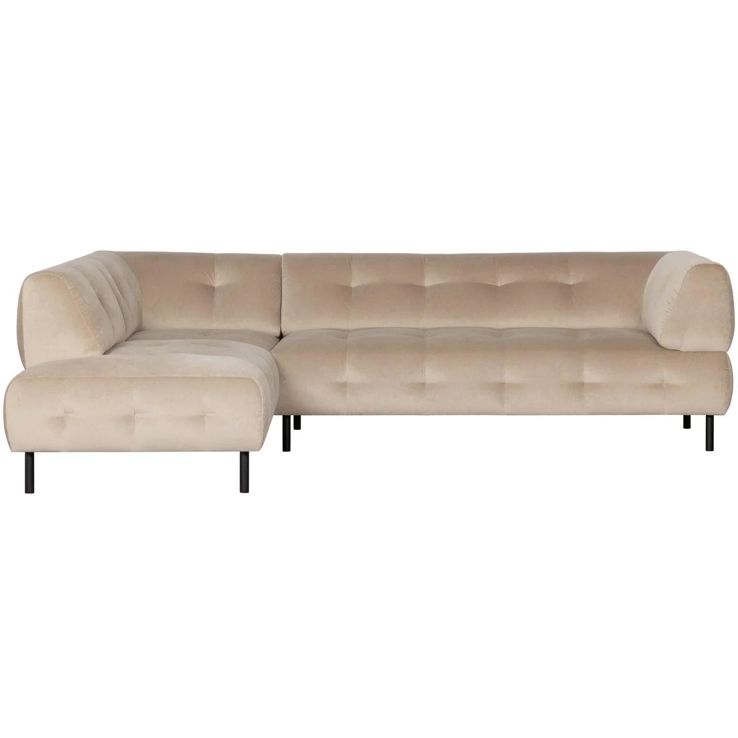 LLOYD CORNER SOFA LEFT WASHED VELVET SEA SALT - PARIS14A.RO
