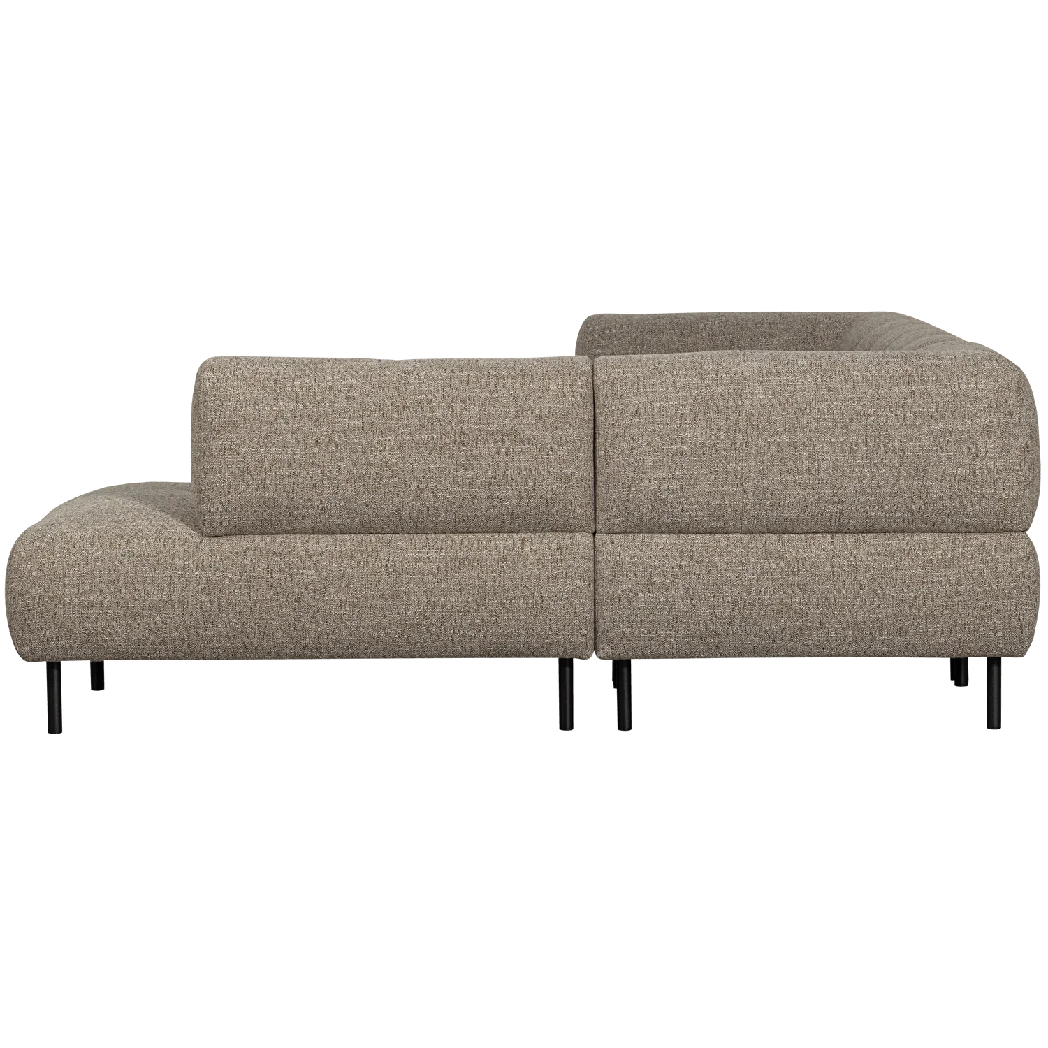 LLOYD CORNER SOFA RIGHT COARSE WOVEN BROWN MELANGE - PARIS14A.RO