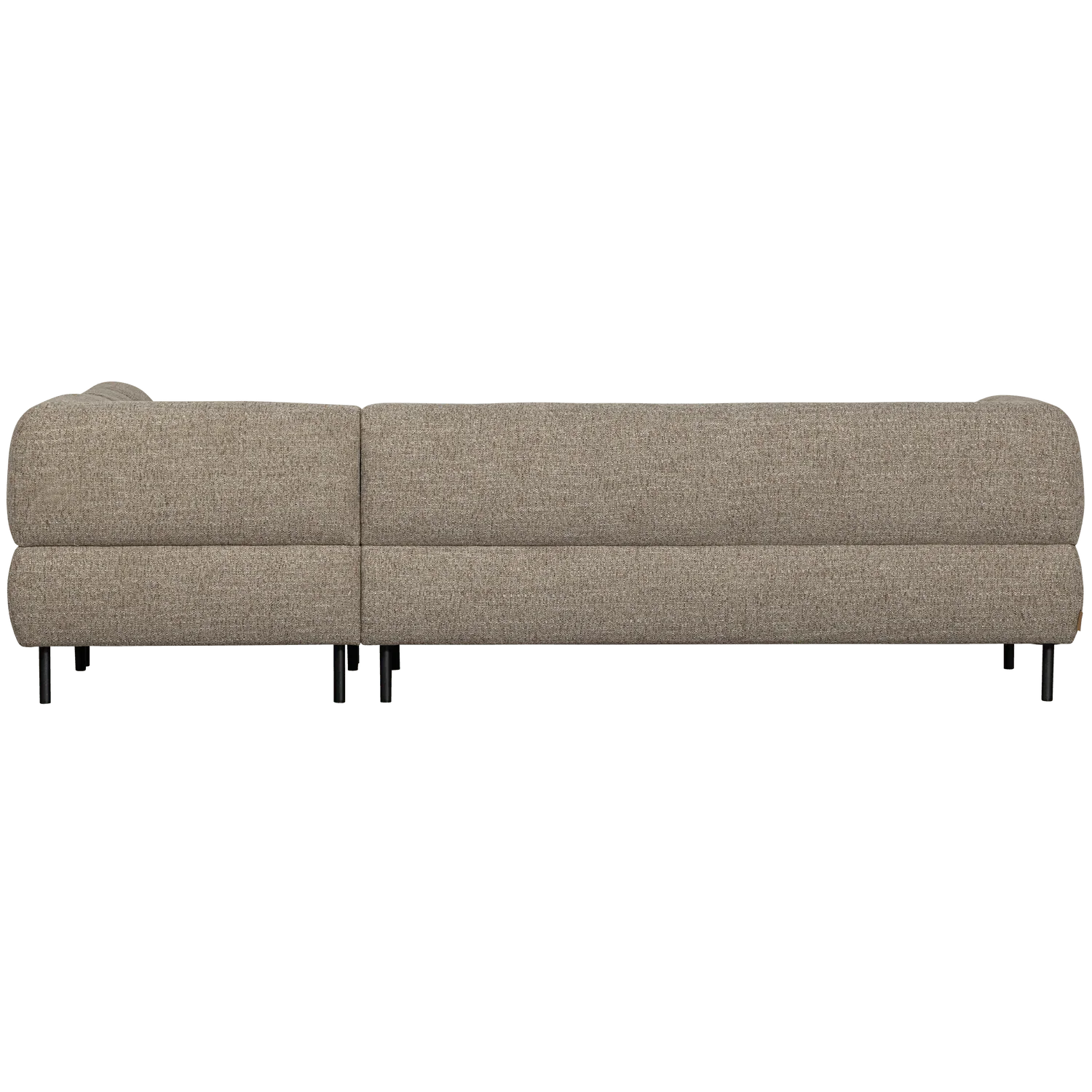 LLOYD CORNER SOFA RIGHT COARSE WOVEN BROWN MELANGE - PARIS14A.RO