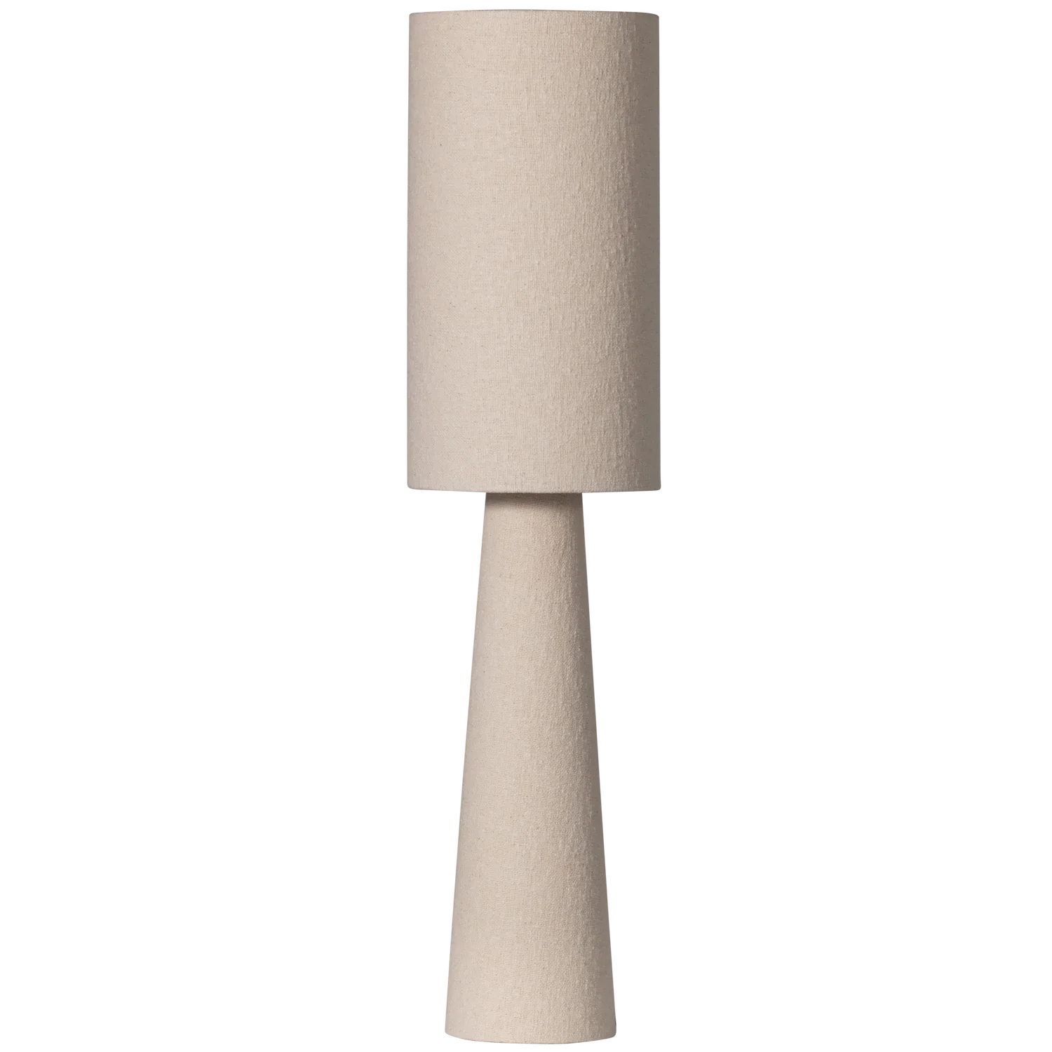 LOFT TABLE LAMP METAL/BOUCLÉ NATURAL 90xØ22CM - PARIS14A.RO