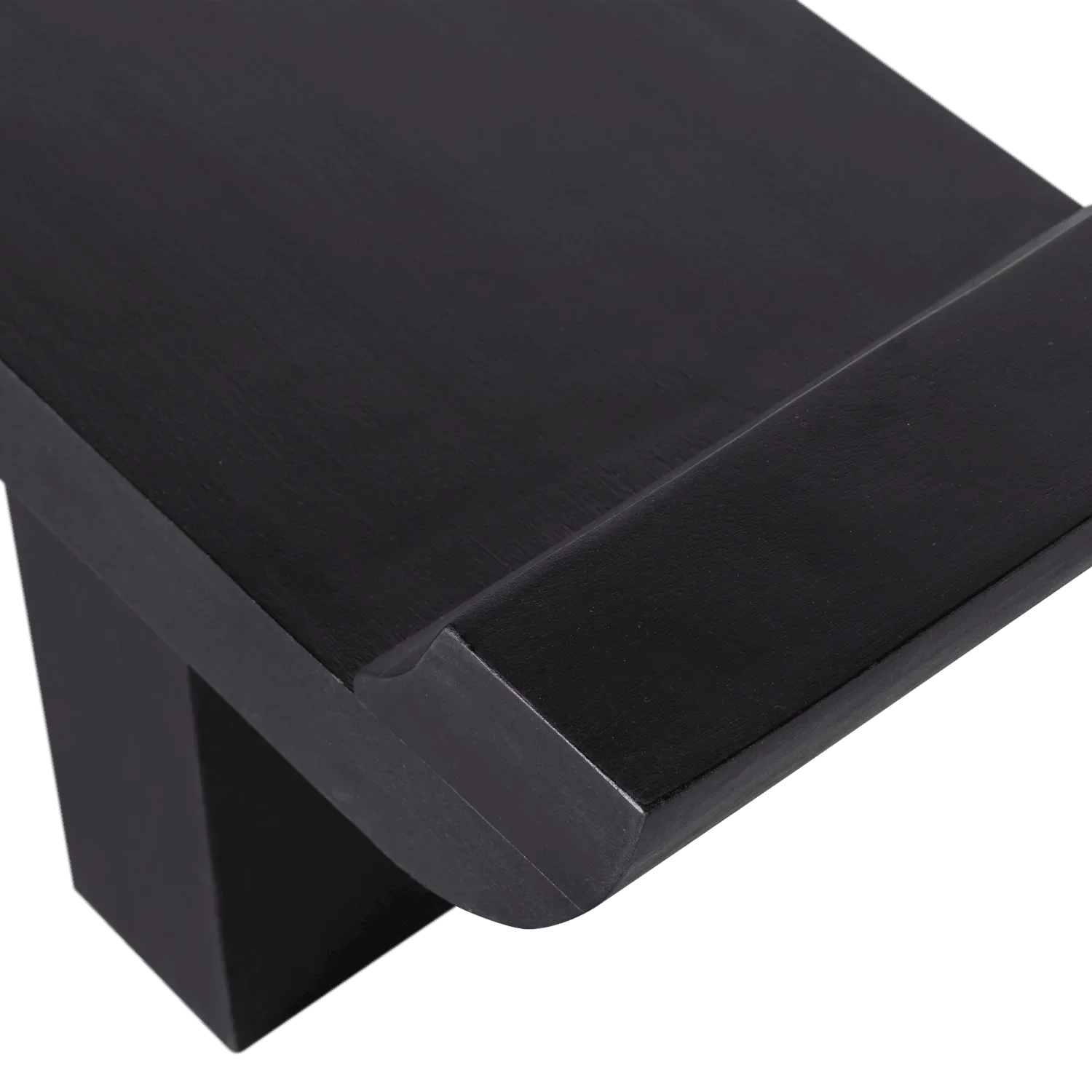 LOX BENCH WITH RAISED EDGES WOOD BLACK - PARIS14A.RO