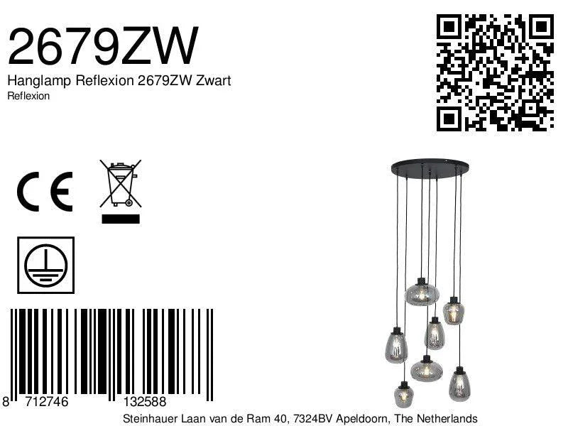 Lustra Reflexion 2679ZW Negru - PARIS14A.RO