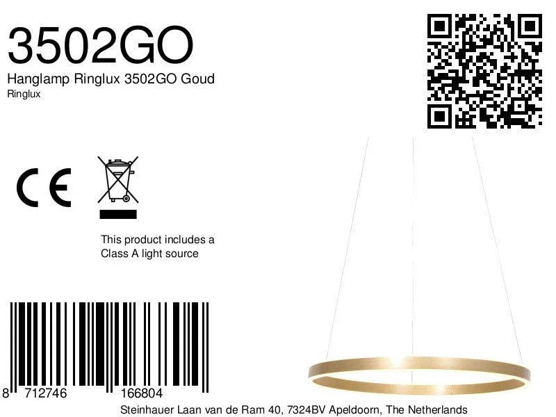 Lustra Ringlux 3502GO Goud - PARIS14A.RO
