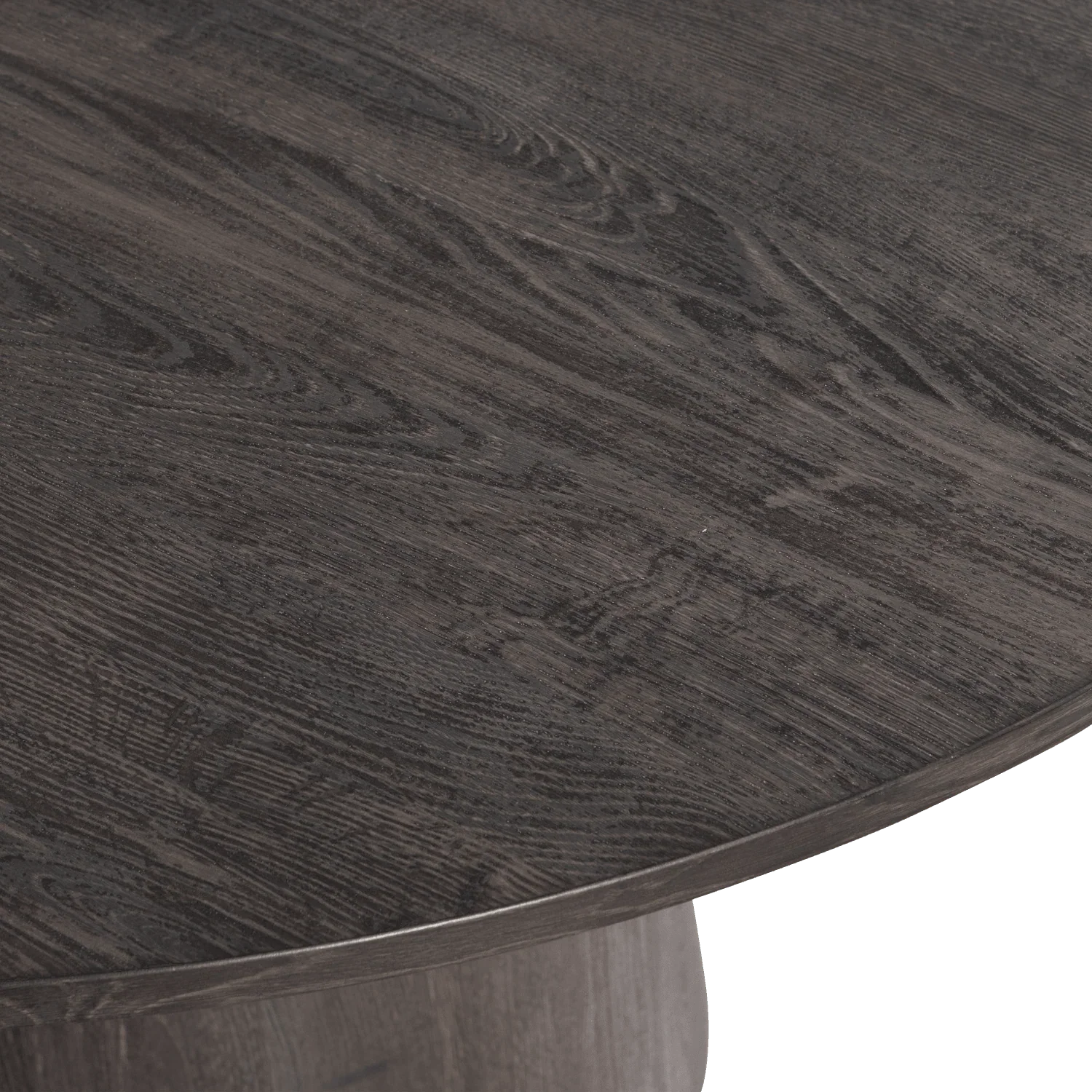 MAAN DINING TABLE ROUND MDF DARK BROWN Ø120CM - PARIS14A.RO