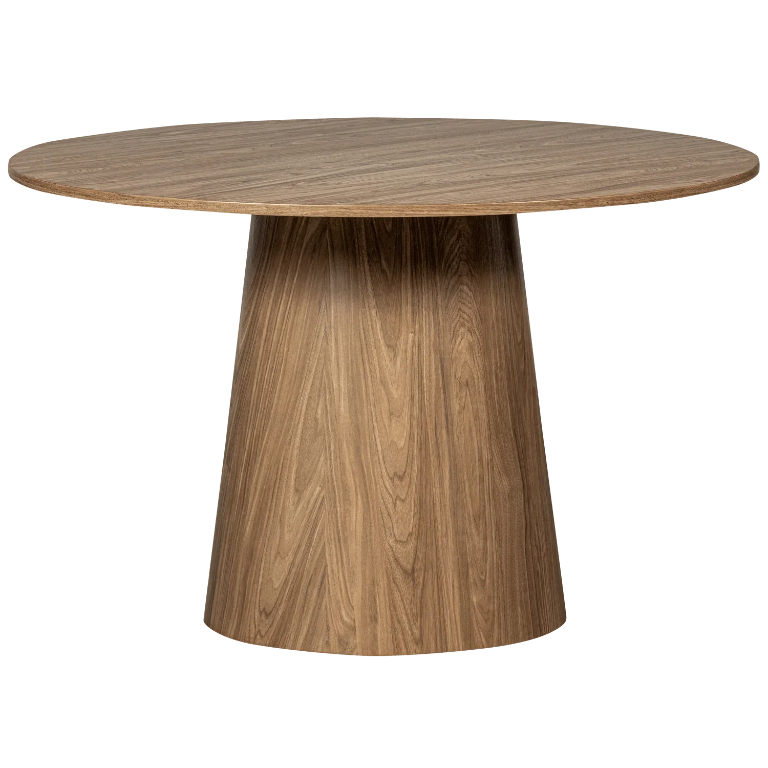 MAAN DINING TABLE ROUND MDF WALNUT Ø120CM - PARIS14A.RO