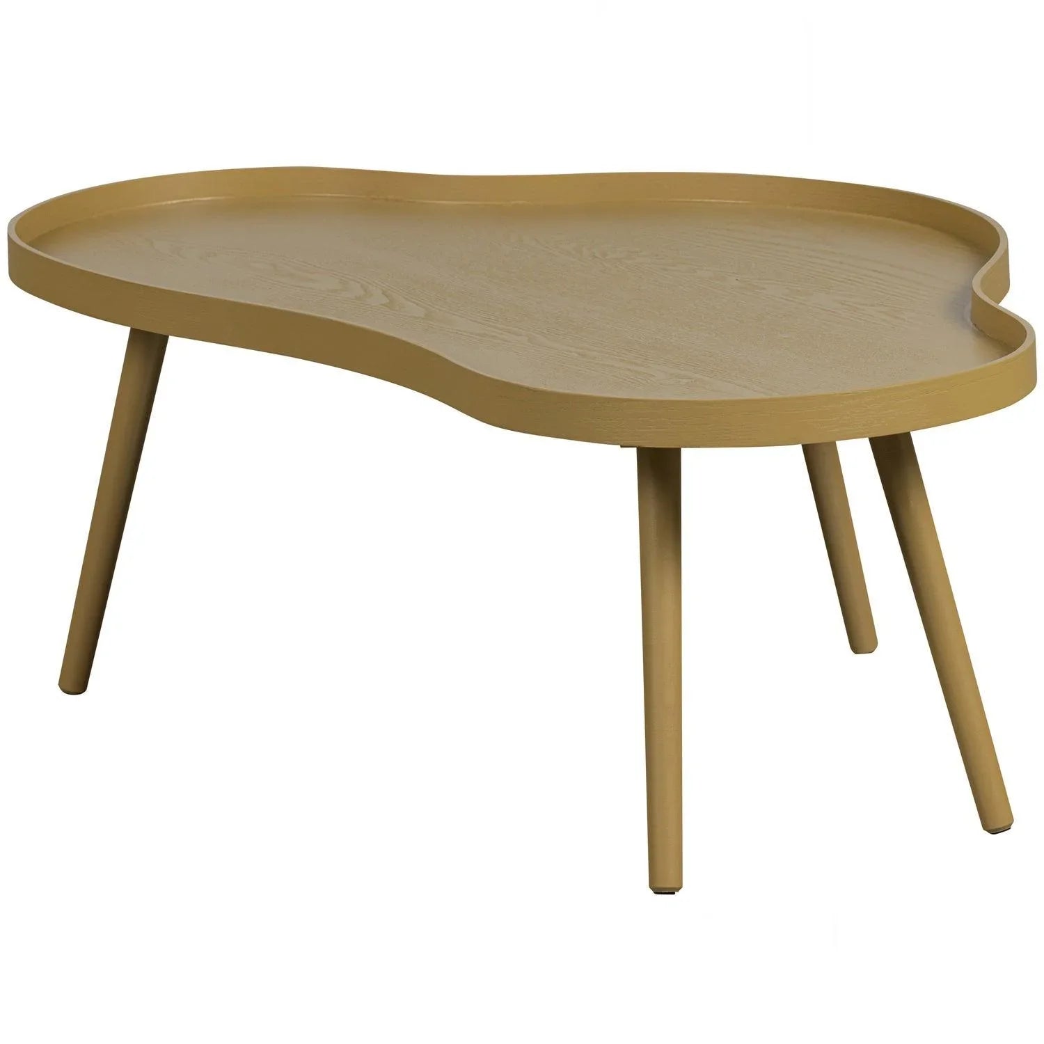 MAE SIDE TABLE ORGANIC OBLONG WOOD ALPACA - PARIS14A.RO