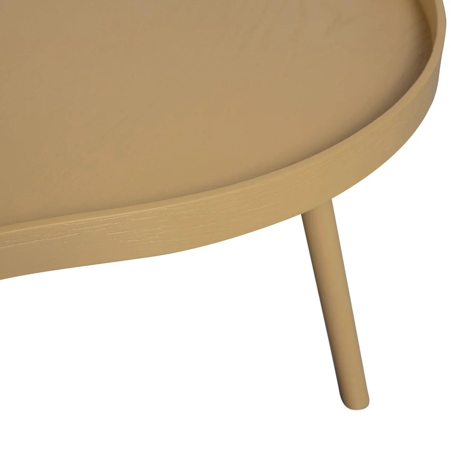 MAE SIDE TABLE ORGANIC OBLONG WOOD ALPACA - PARIS14A.RO