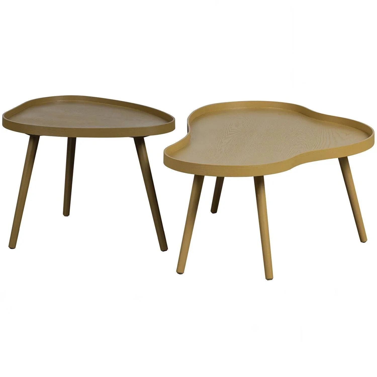 MAE SIDE TABLE ORGANIC WOOD SEPIA - PARIS14A.RO