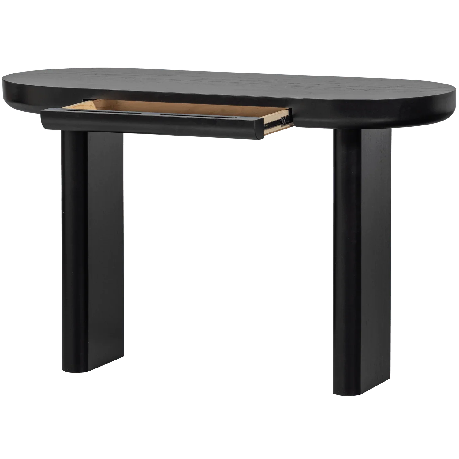 MAEL DESK/SIDETABLE VENEER BLACK - PARIS14A.RO