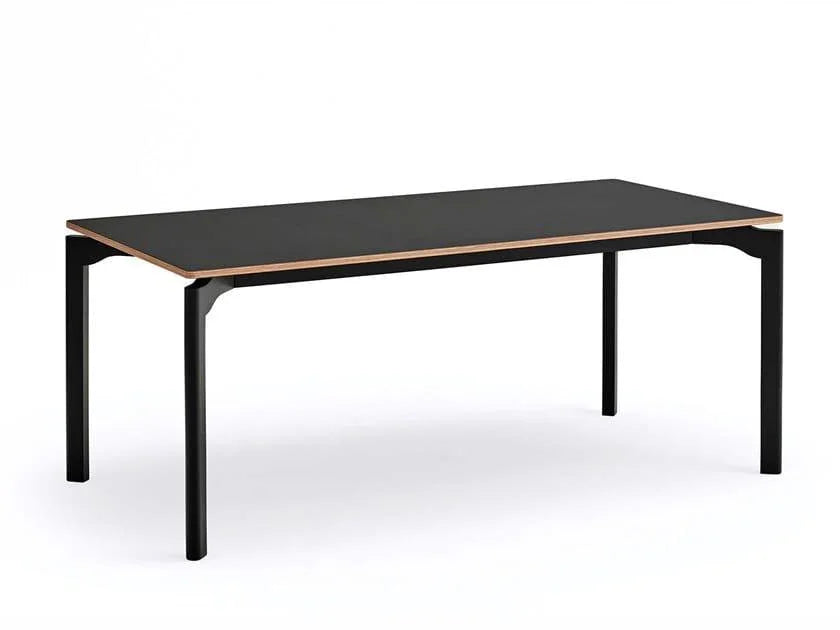 Masă dreptunghiulară nicola 140cm negru - PARIS14A.RO