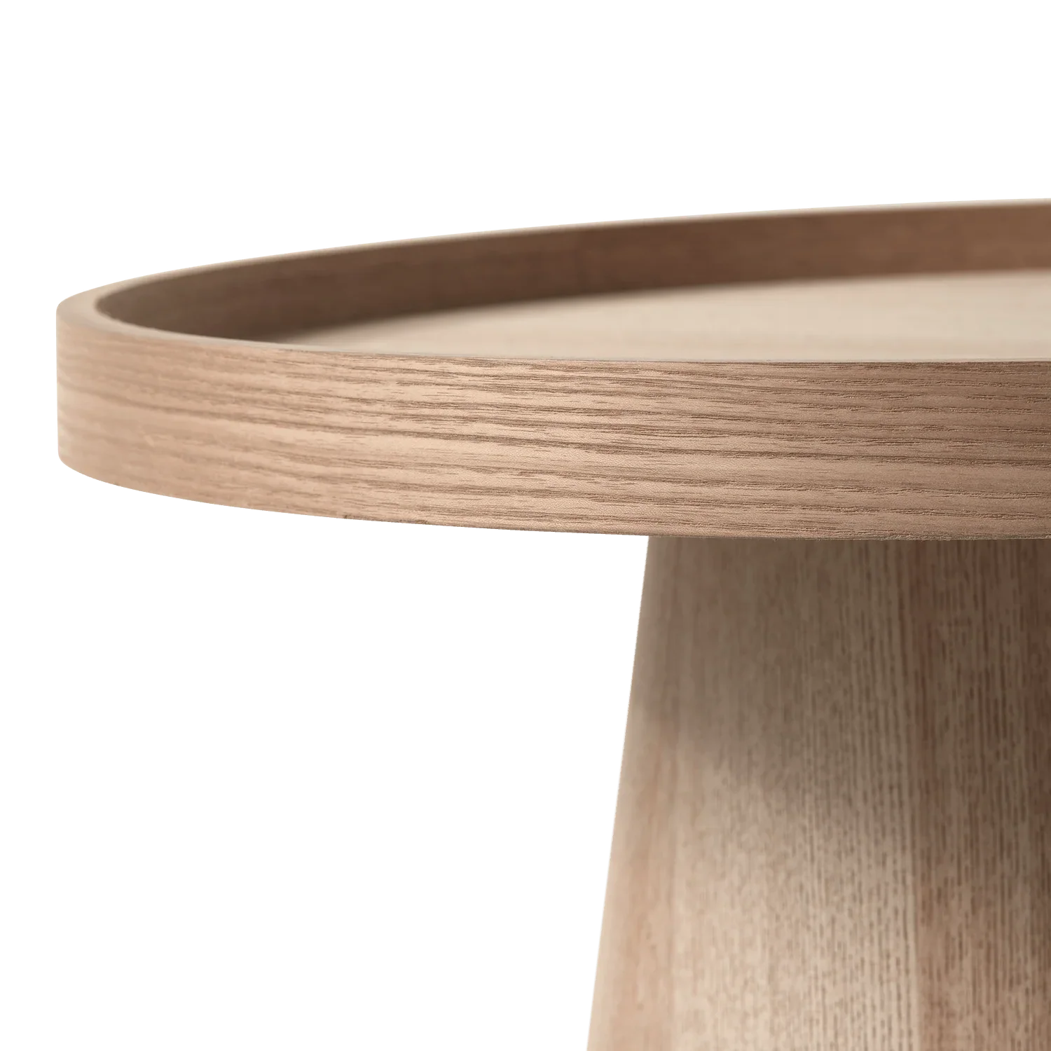 MAUD SIDE TABLE CONICAL WOOD NATURAL 50xØ45CM - PARIS14A.RO