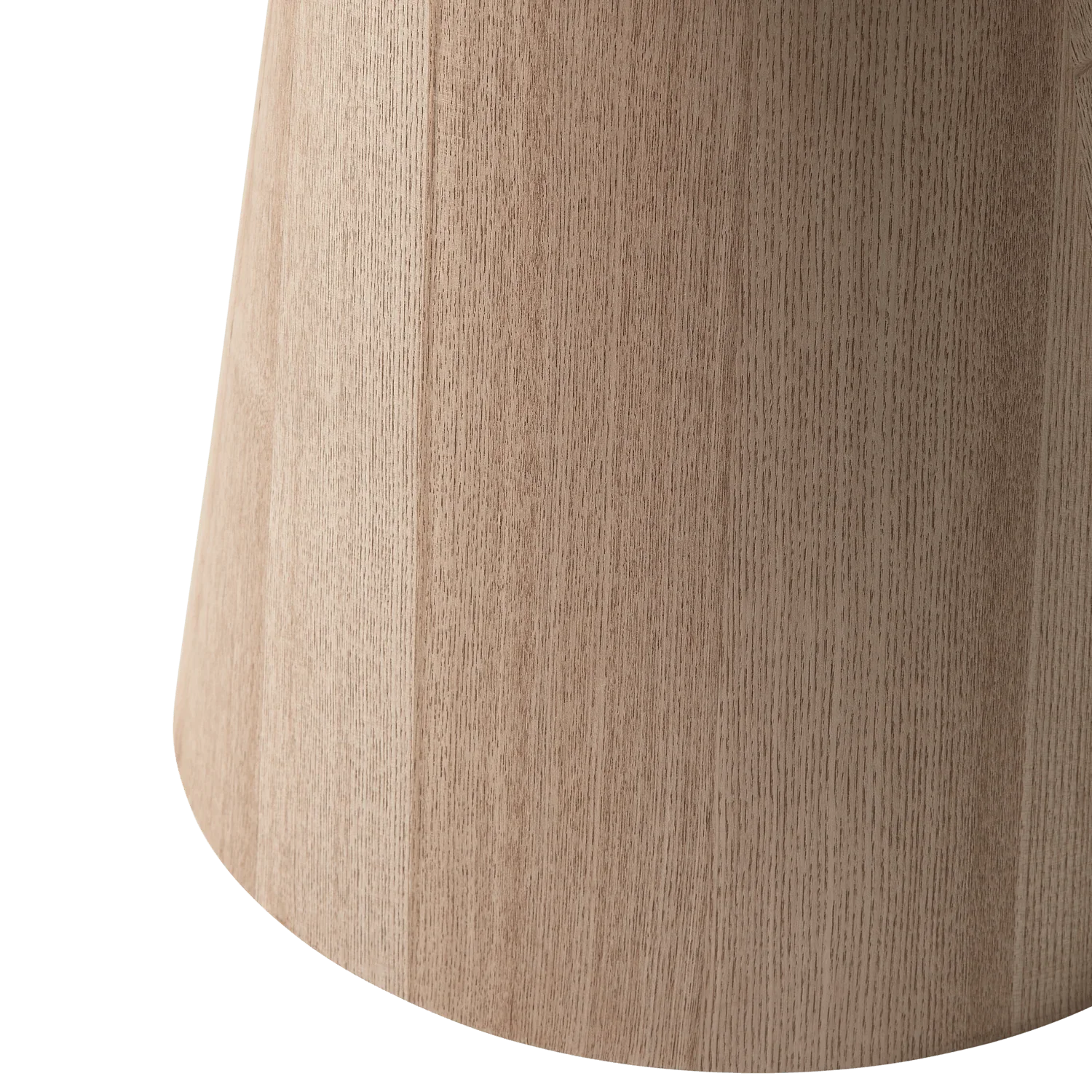 MAUD SIDE TABLE CONICAL WOOD NATURAL 50xØ45CM - PARIS14A.RO