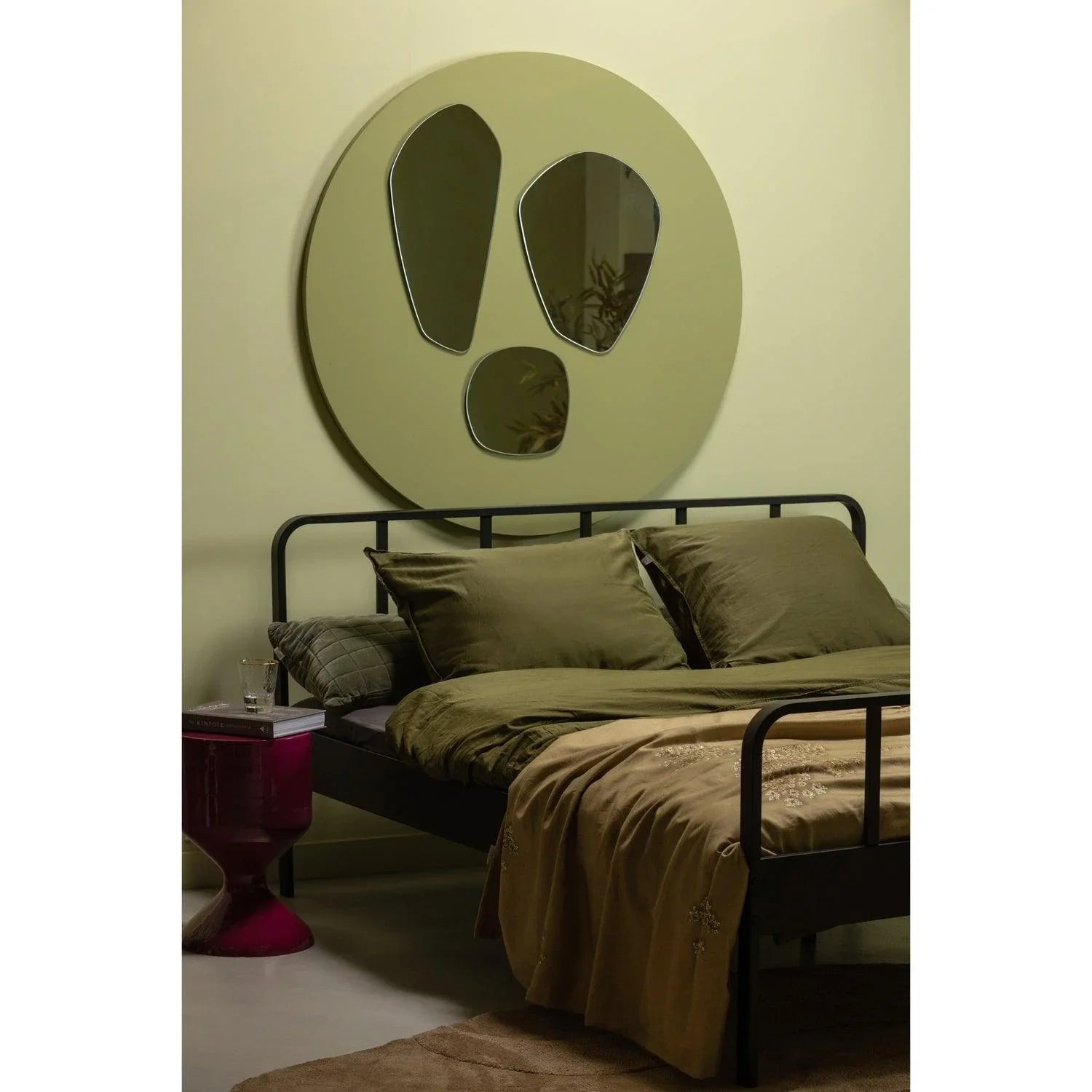 MEES DOUBLE BED METAL BLACK 160x200CM - PARIS14A.RO