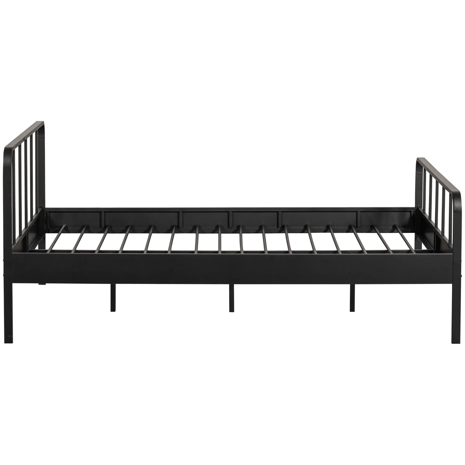 MEES DOUBLE BED METAL BLACK 160x200CM - PARIS14A.RO