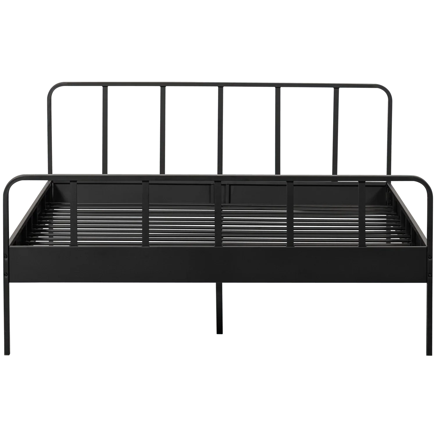 MEES DOUBLE BED METAL BLACK 160x200CM - PARIS14A.RO