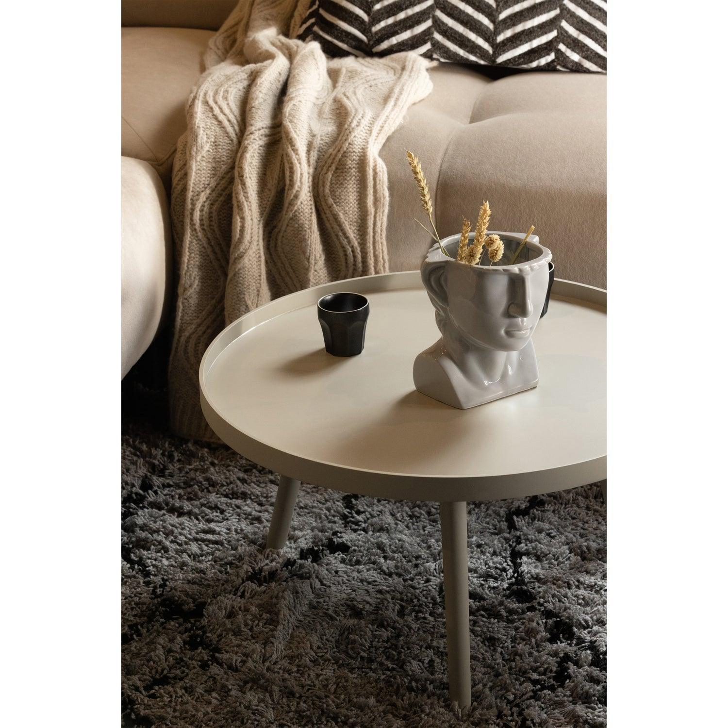 MESA SIDETABLE L WOOD ANTIQUE BEIGE - PARIS14A.RO