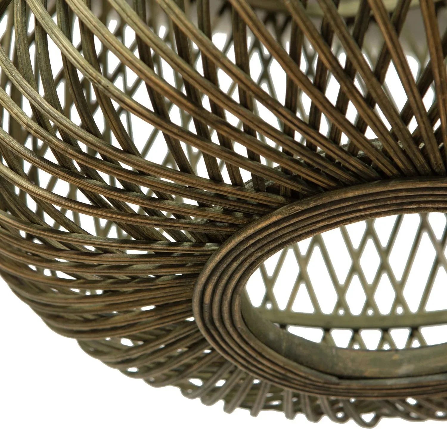 MOZA HANGING LAMP BAMBOO GREEN 36x36CM - PARIS14A.RO